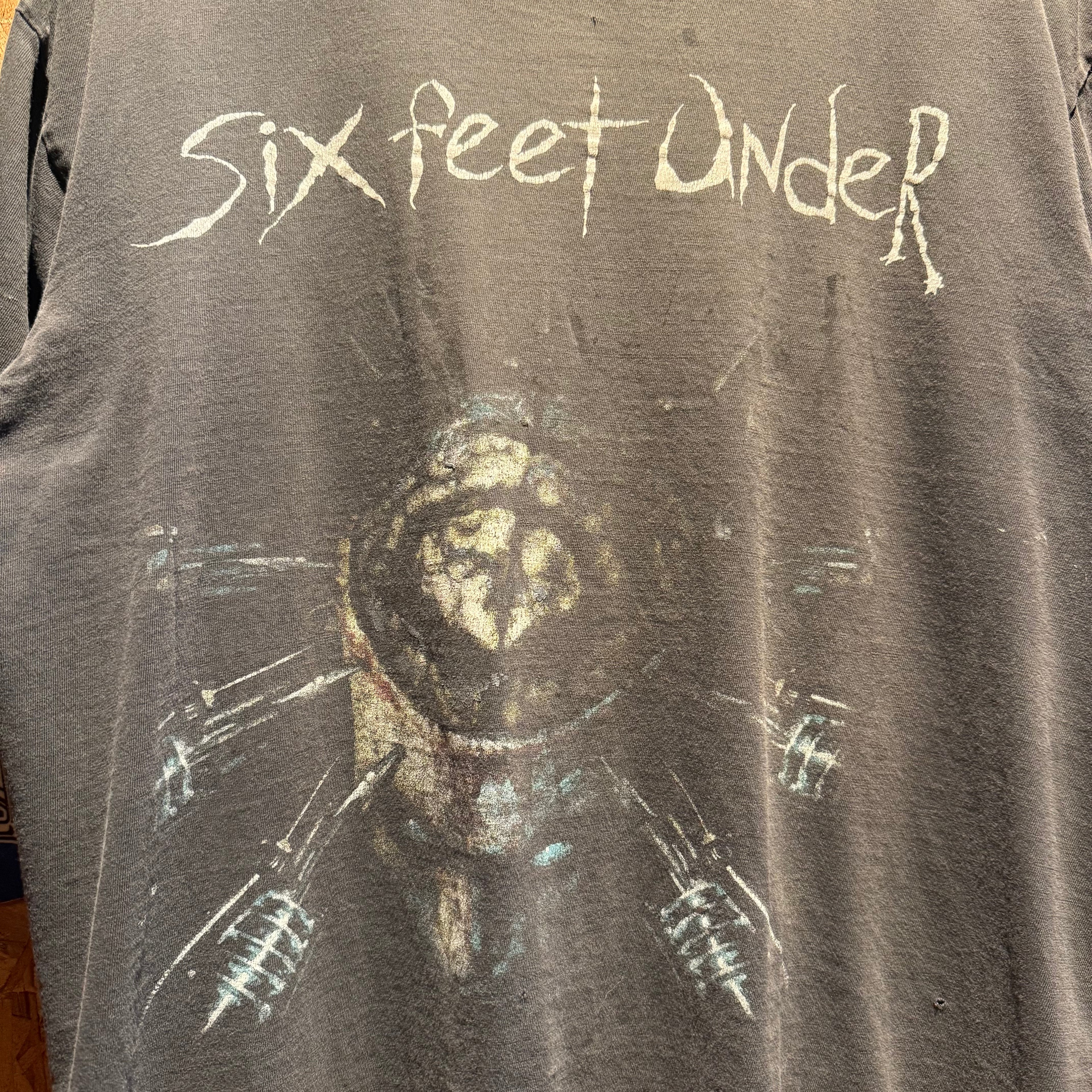 Vintage Six Feet Under Single Stitch Band T-Shirt: Large