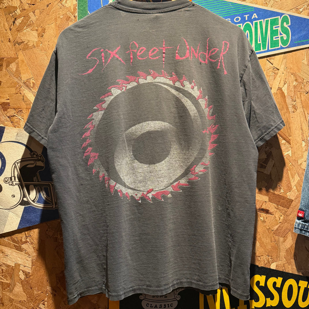 Vintage Six Feet Under Single Stitch Band T-Shirt: Large