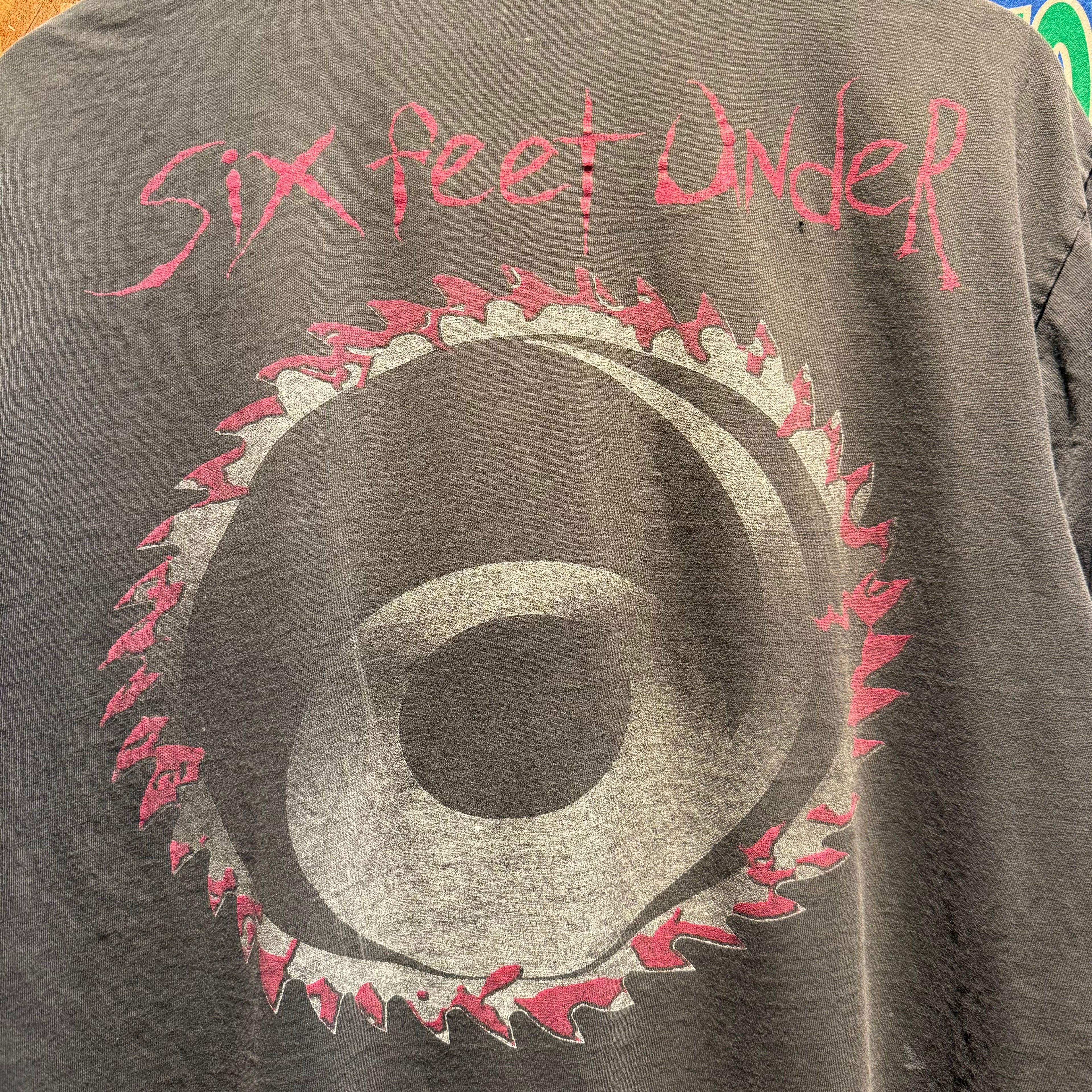 Vintage Six Feet Under Single Stitch Band T-Shirt: Large
