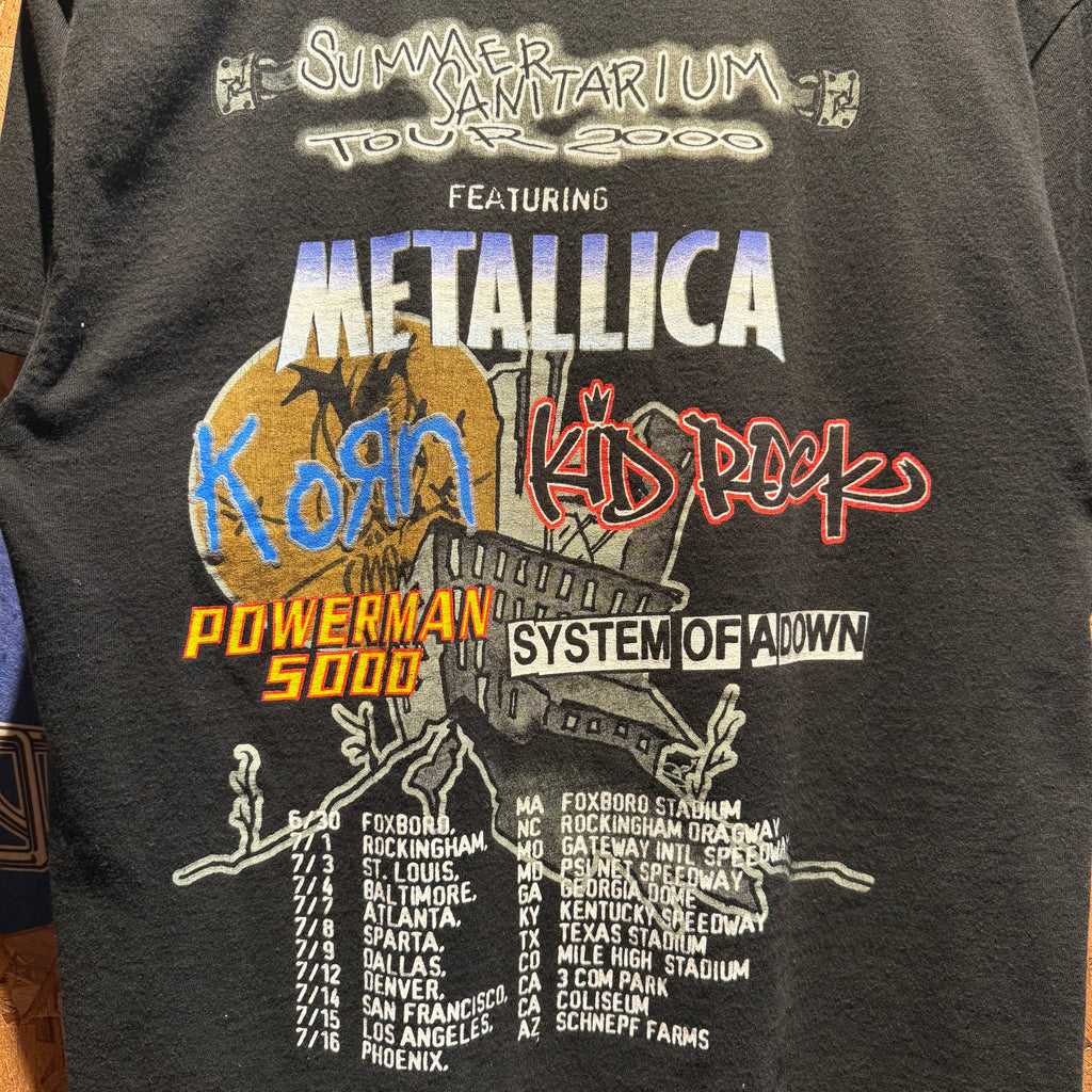 Vintage 2000 Summer Sanitarium Tour T-Shirt: Medium
