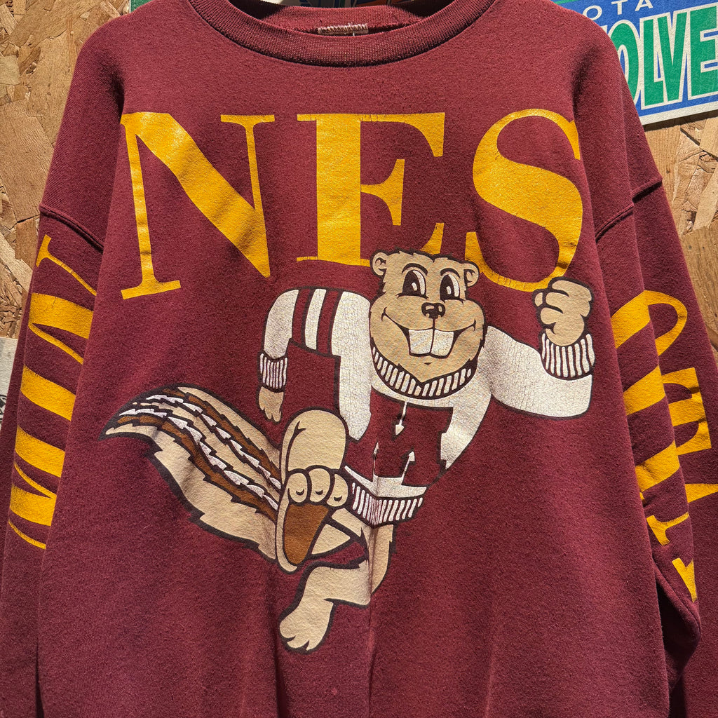Vintage Minnesota University Crewneck Sweatshirt: XL