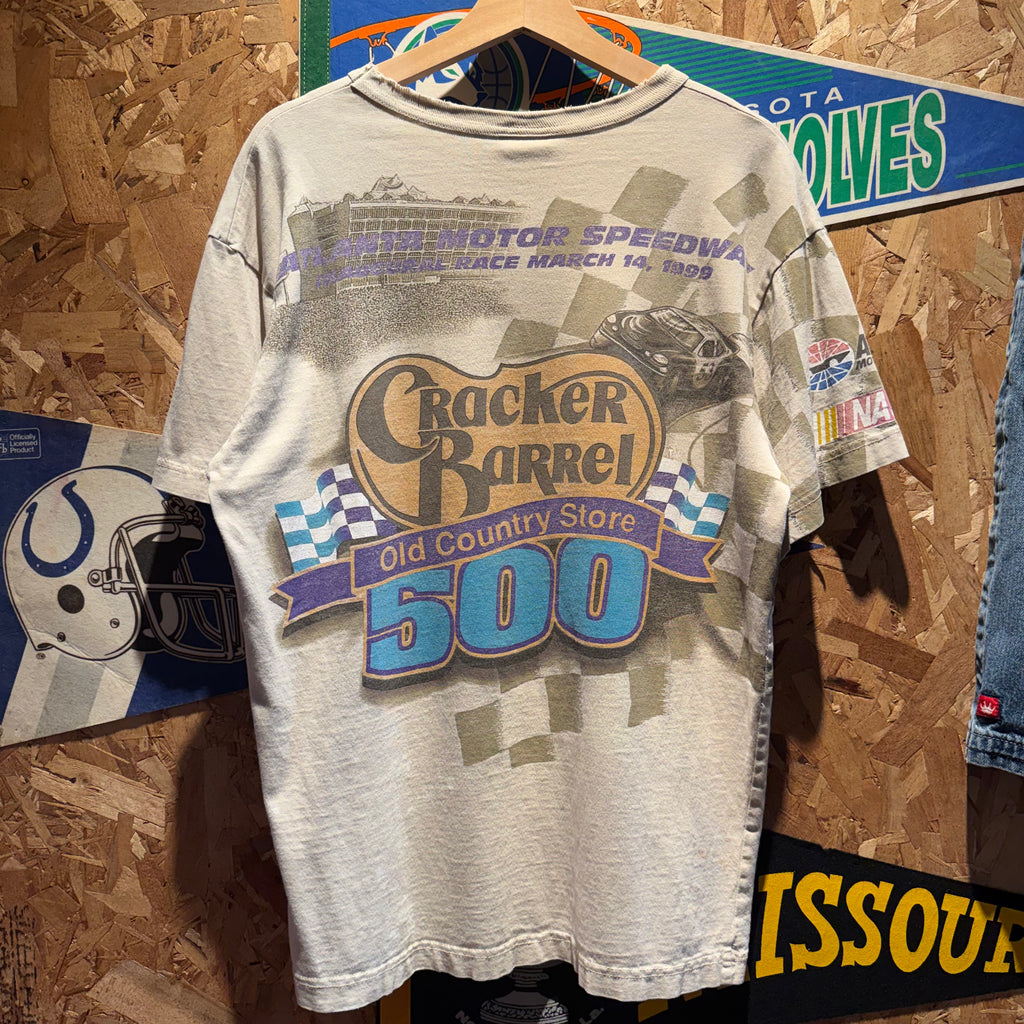 Vintage 1999 NASCAR Atlanta Motor Speedway All Over Graphic T-Shirt: Large