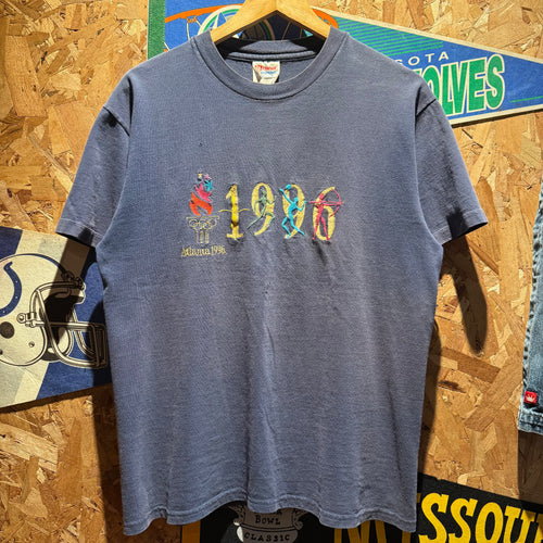 Vintage 1996 Atlanta Olympics Embroidered T-Shirt: Medium