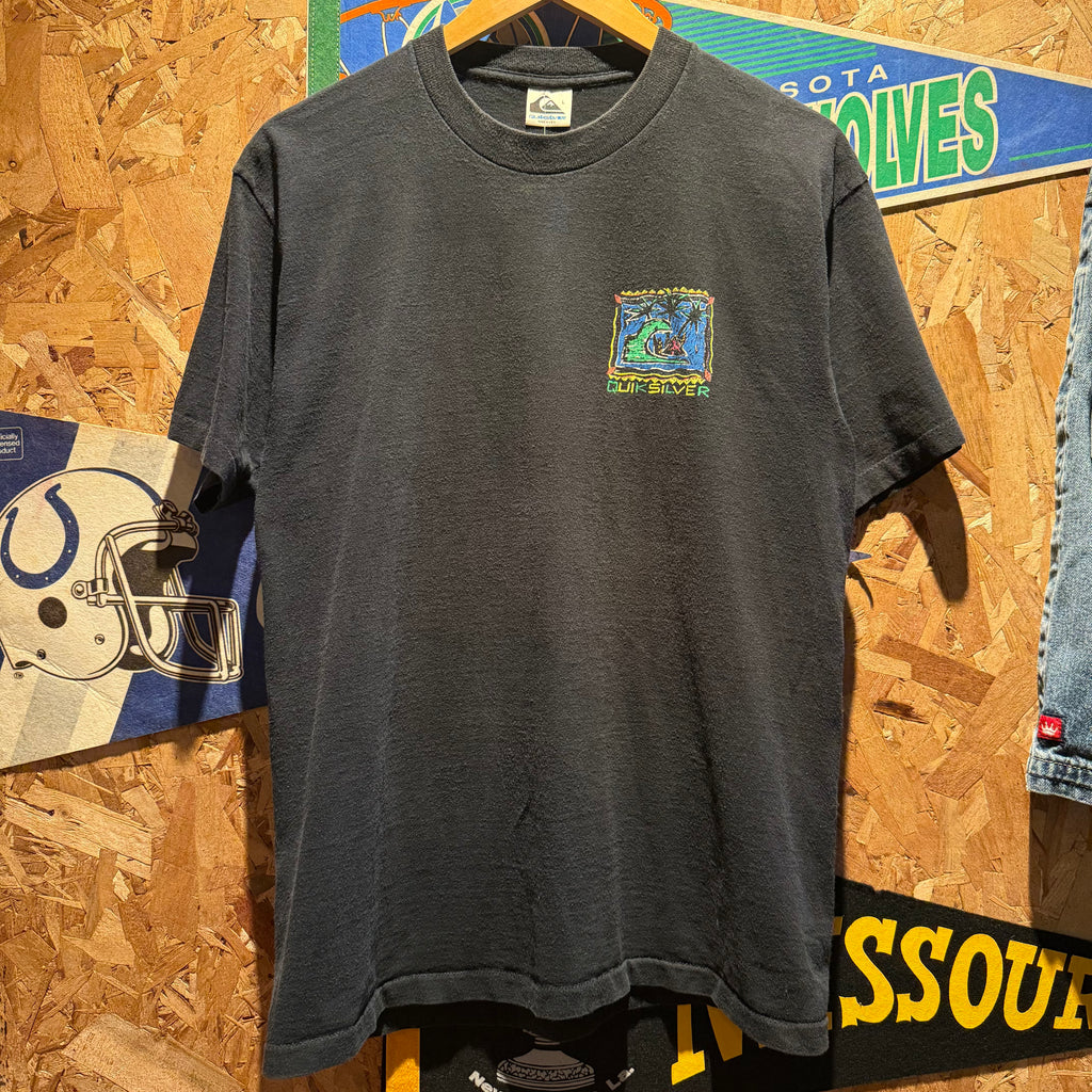 Vintage Quicksilver Graphic T-Shirt: Large