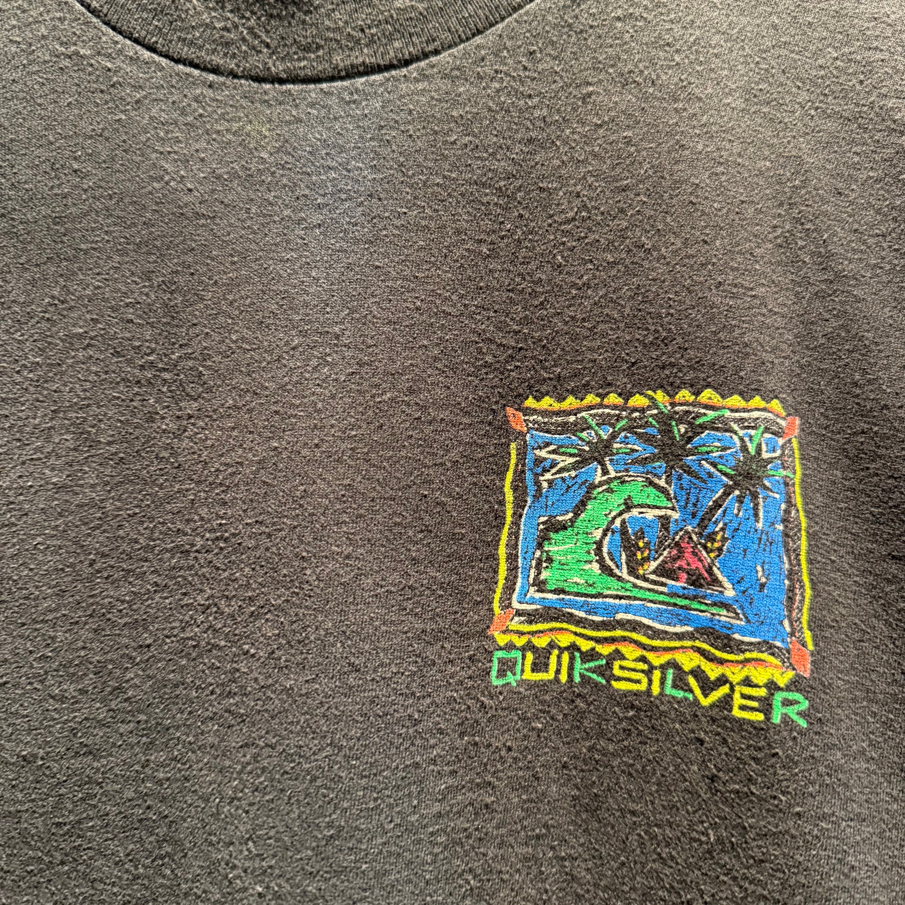Vintage Quicksilver Graphic T-Shirt: Large