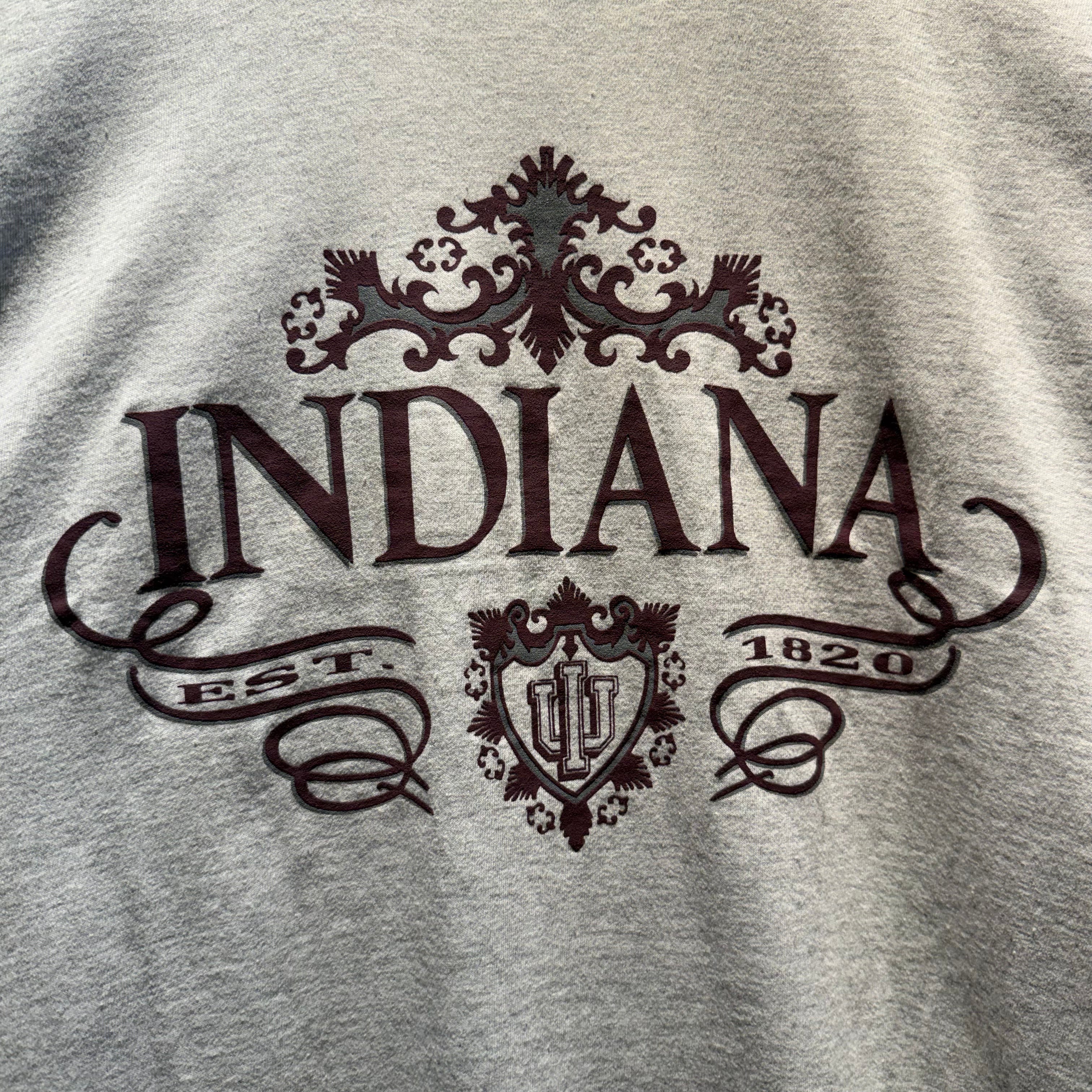 Vintage Indiana University Graphic T-Shirt: XL