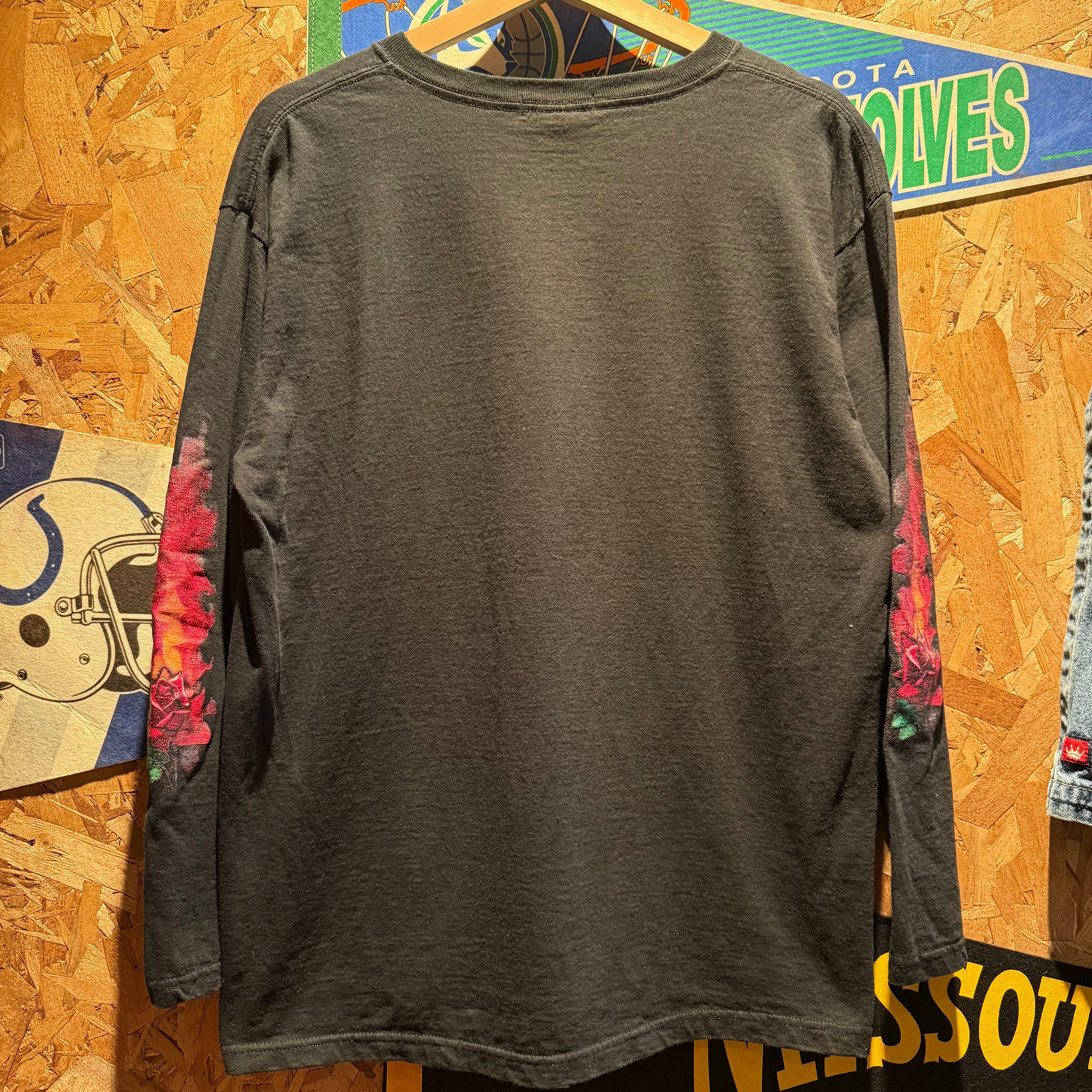 Vintage Y2K Quail Hollow Dragon Graphic Long Sleeve Shirt: Large