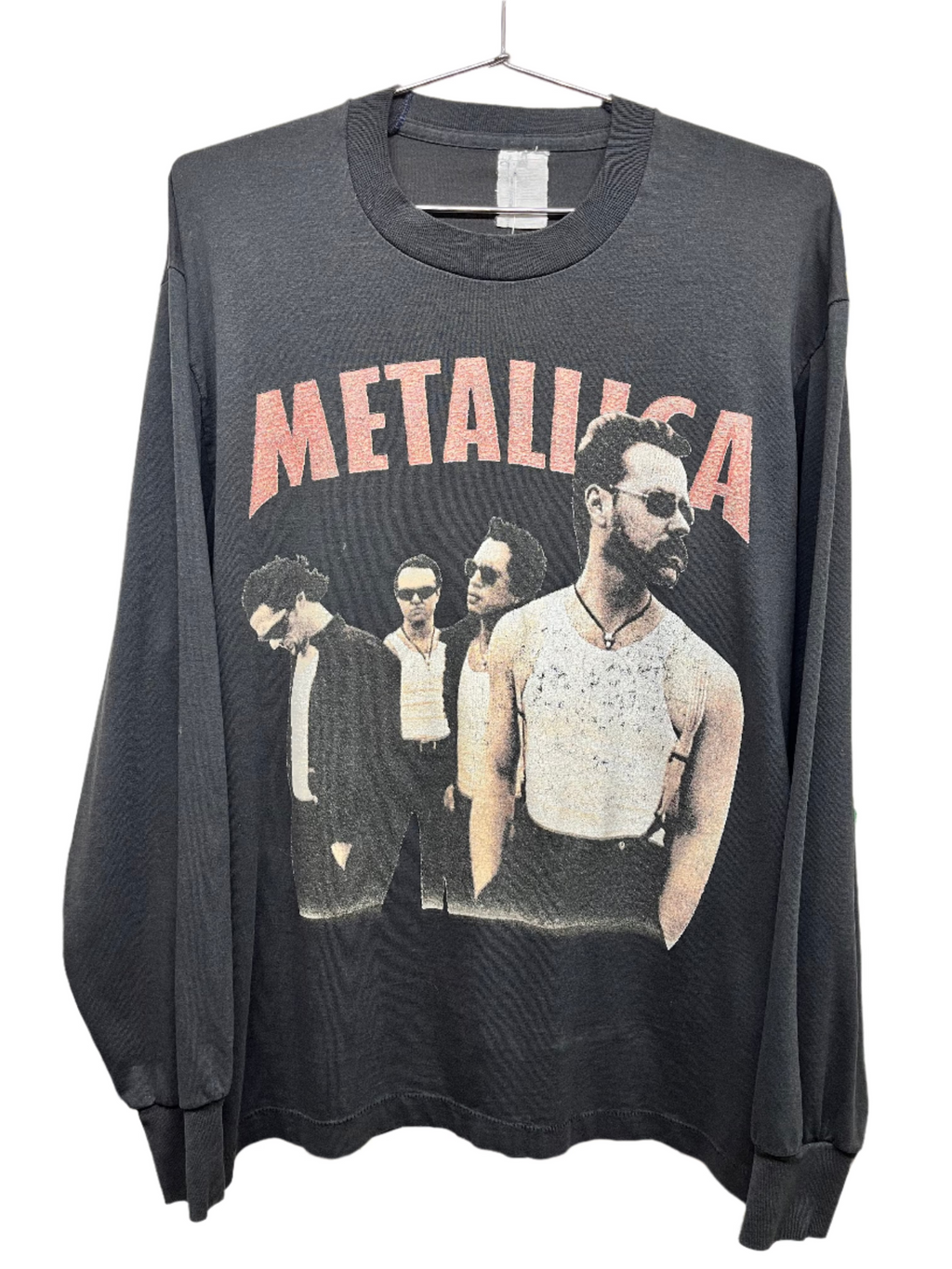 Vtg Metallica 1997 World Tour Long Sleeve Black T-Shirt: Large