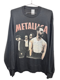 Vtg Metallica 1997 World Tour Long Sleeve Black T-Shirt: Large