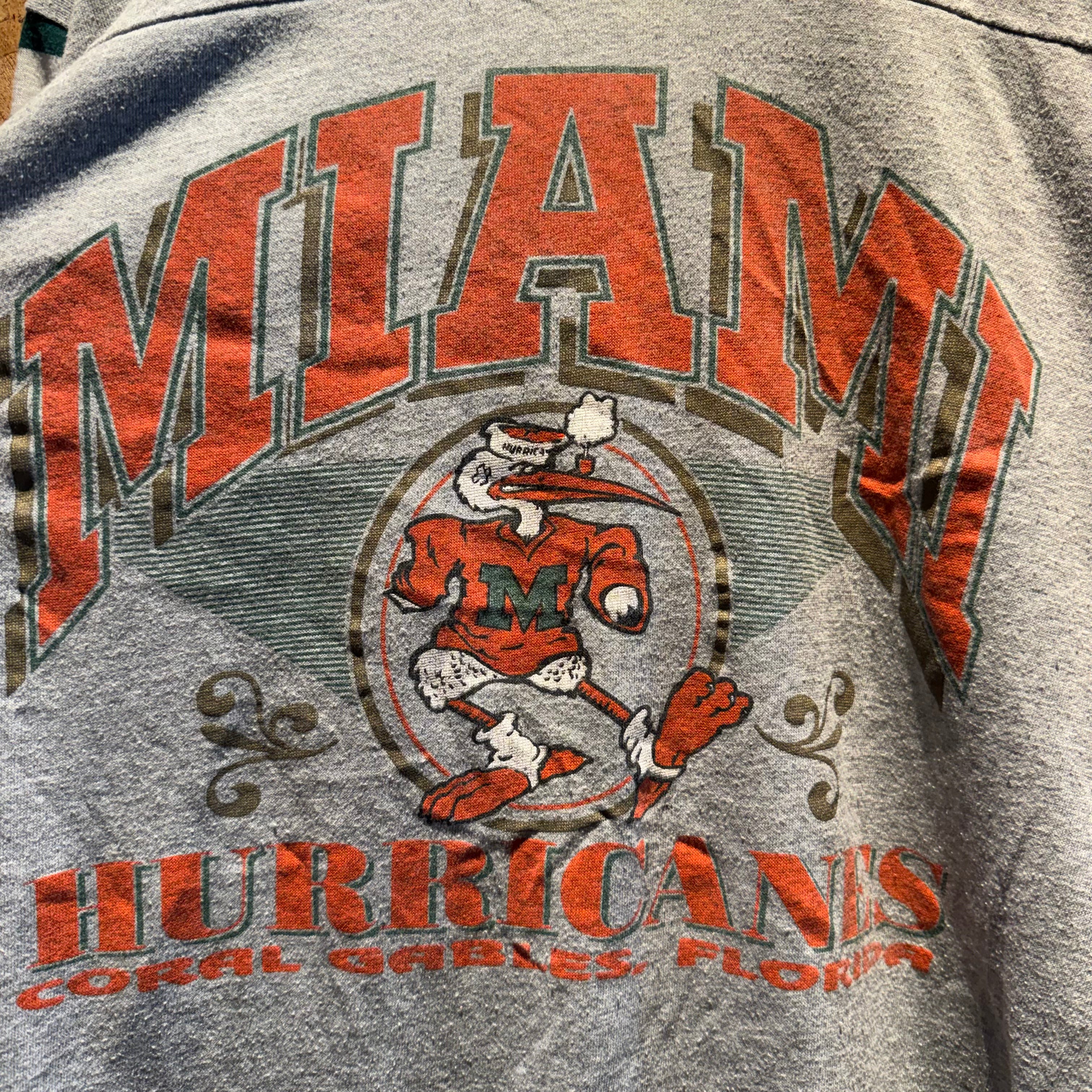 Vintage Miami Hurricanes Jersey T-Shirt: XL
