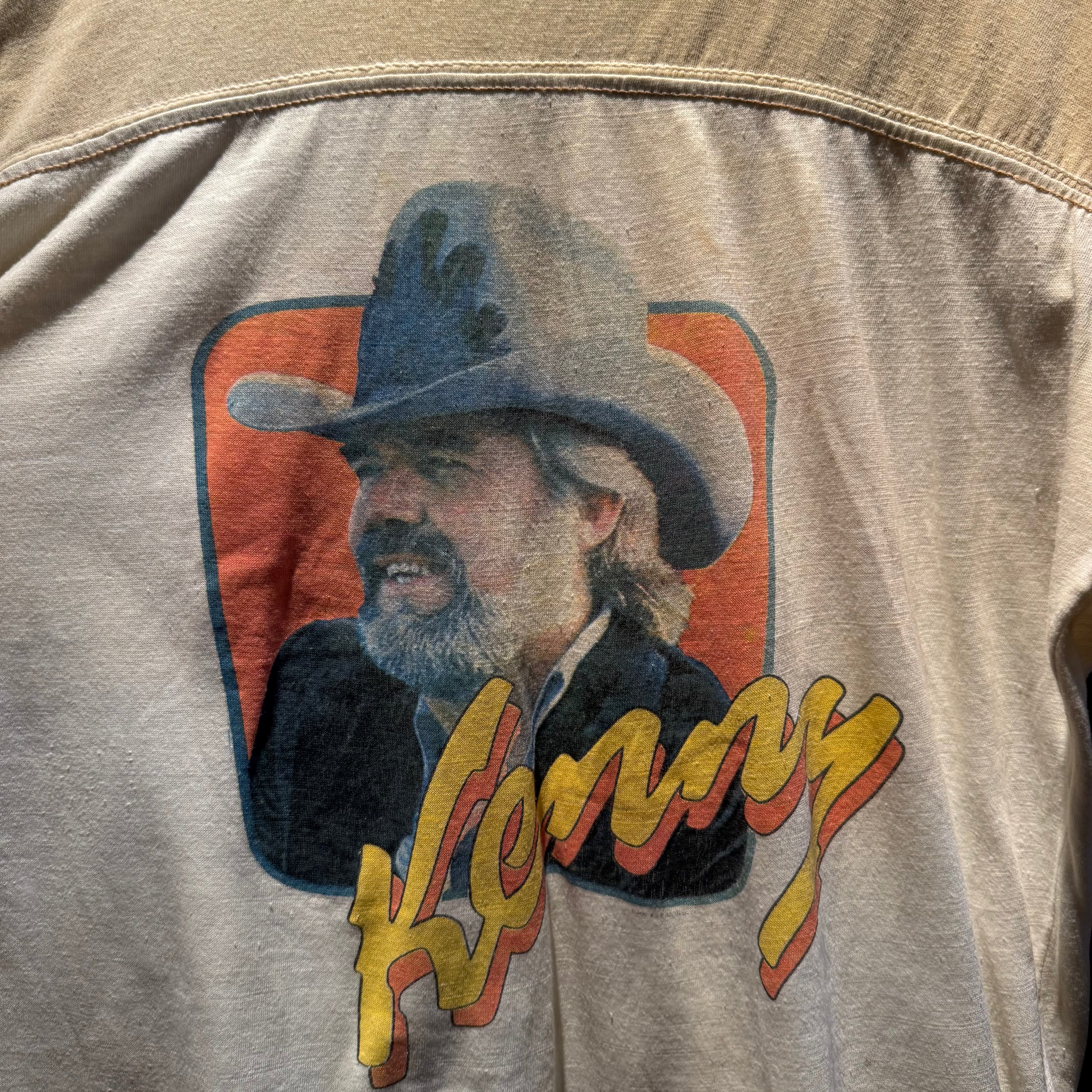 Vintage 1981 Action Wear Kenny Rogers Single Stitch T-Shirt: L