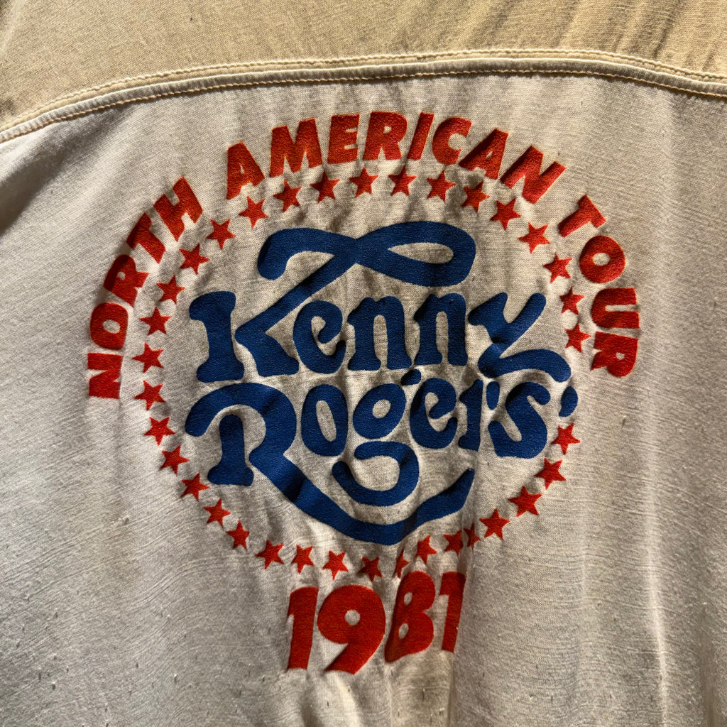 Vintage 1981 Action Wear Kenny Rogers Single Stitch T-Shirt: L