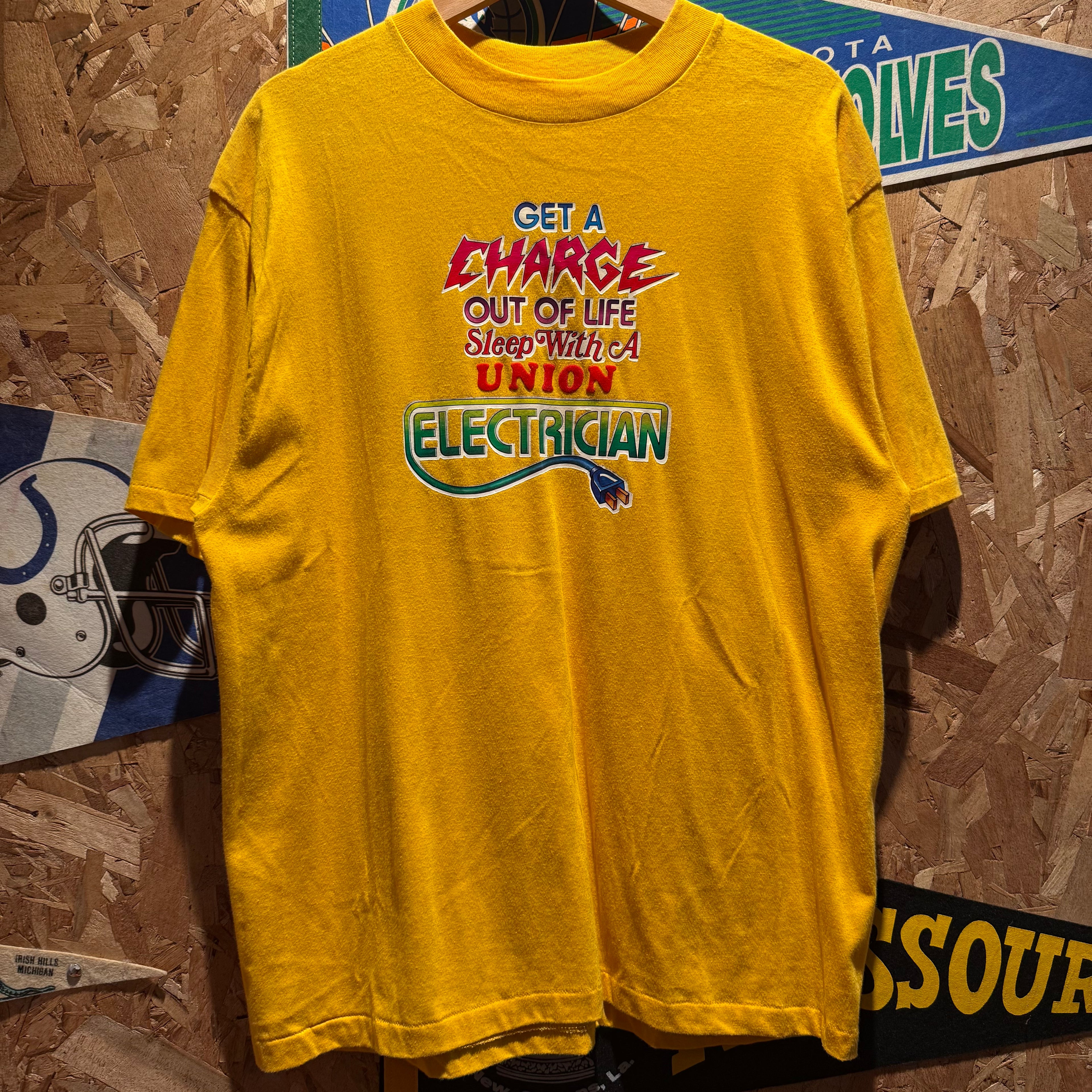 Vintage Butterball 69 Comic Graphic T-Shirt: XXL