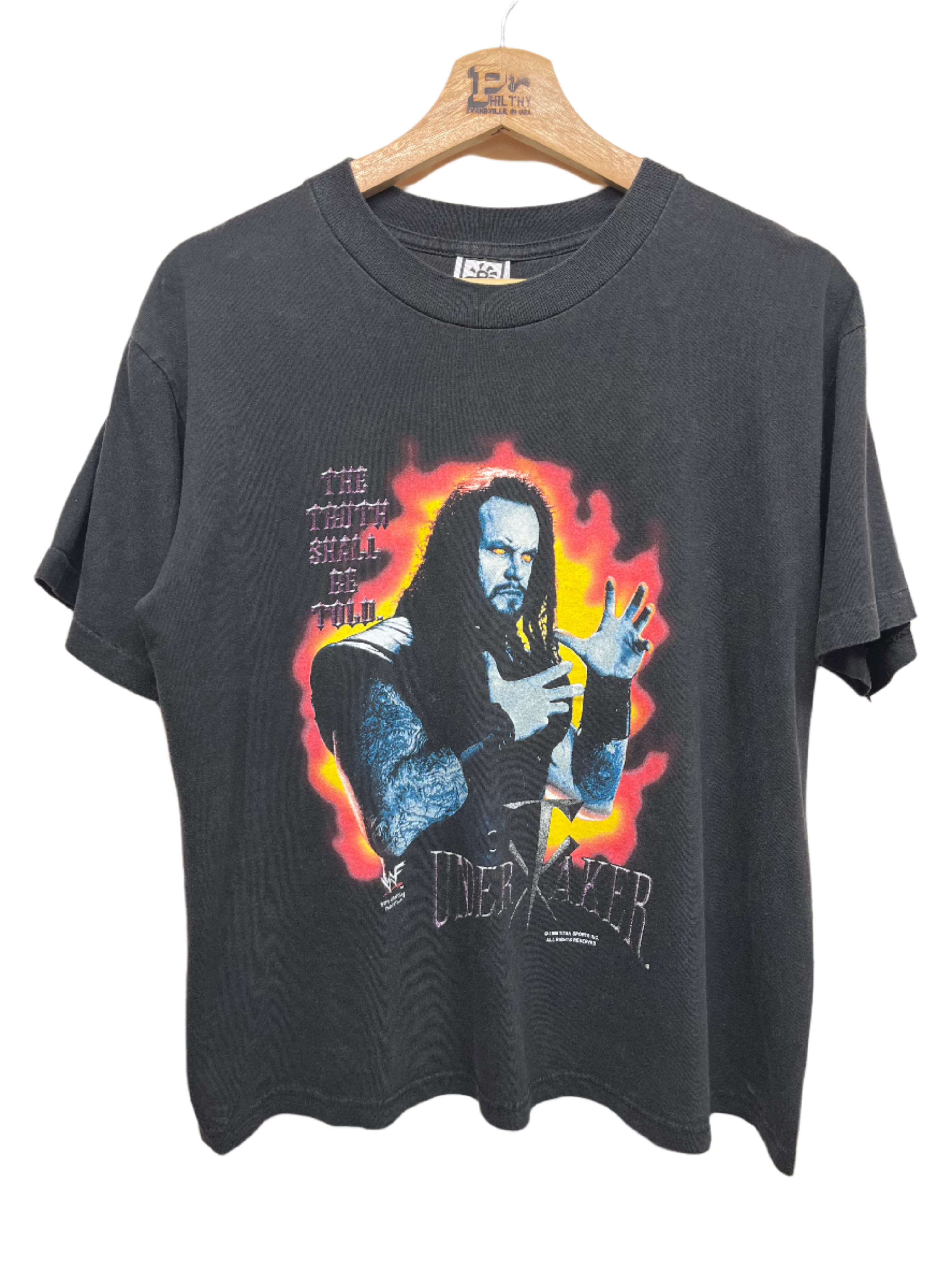 Vtg WWF Wrestling Federation Undertaker "Rest In Peace" (Youth XL) Shirt