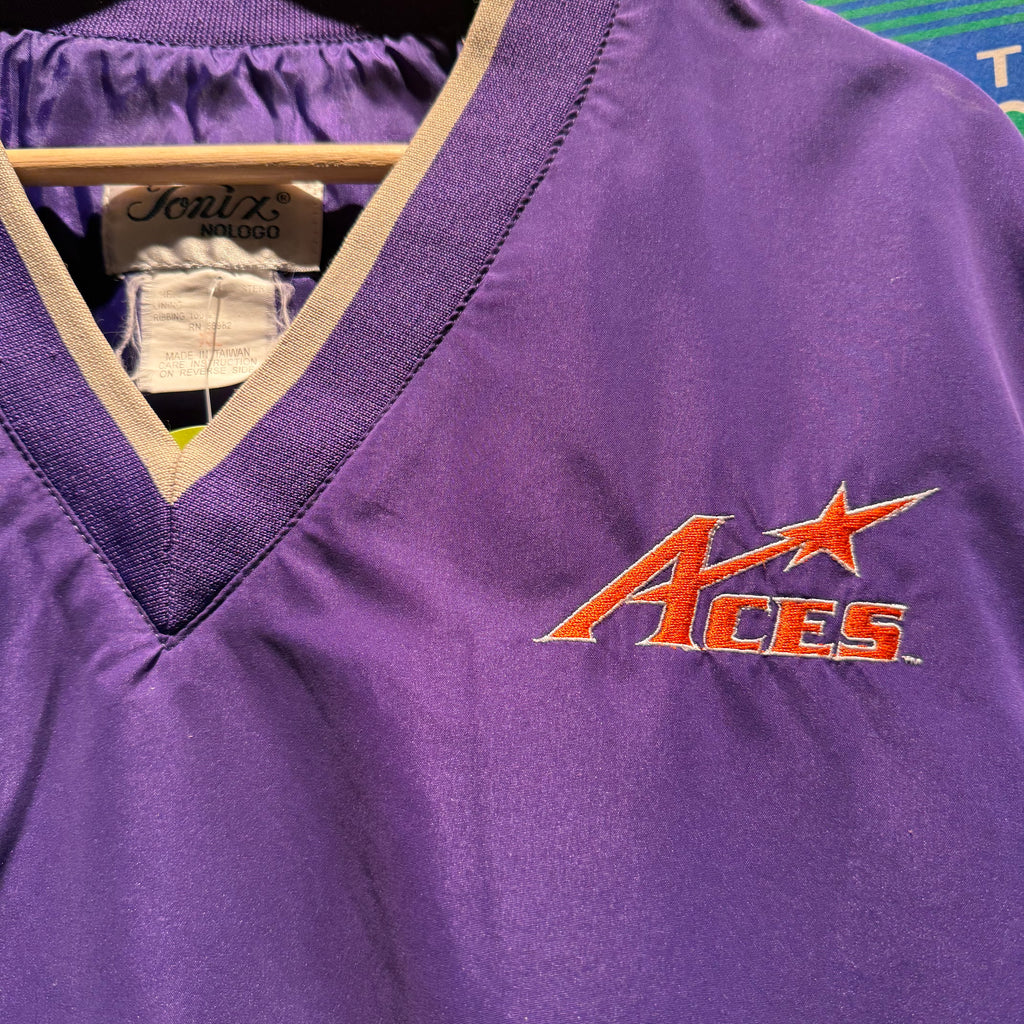 Vintage Sportswear University of Evansville Purple Aces Vest: XL