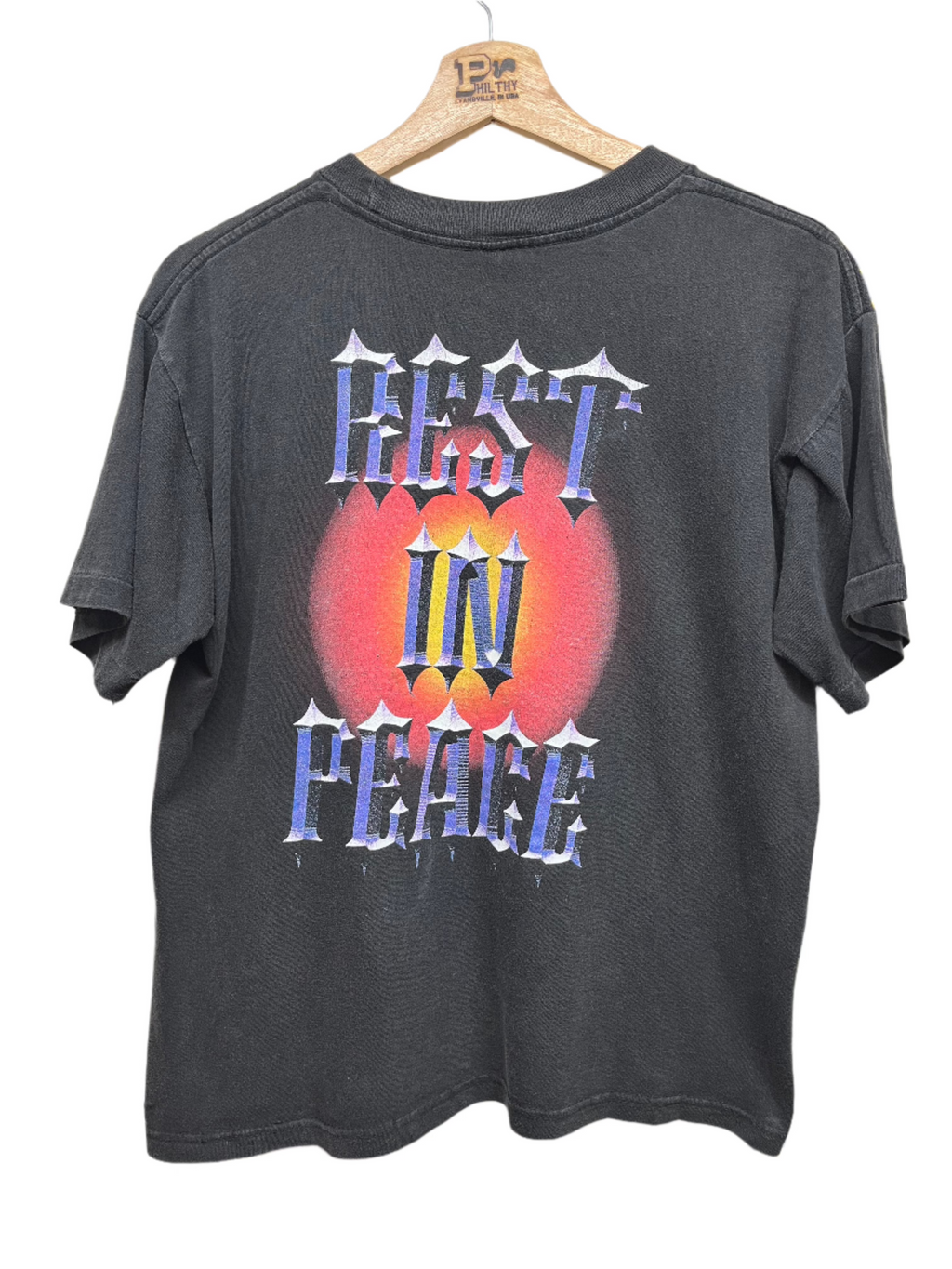 Vtg WWF Wrestling Federation Undertaker "Rest In Peace" (Youth XL) Shirt