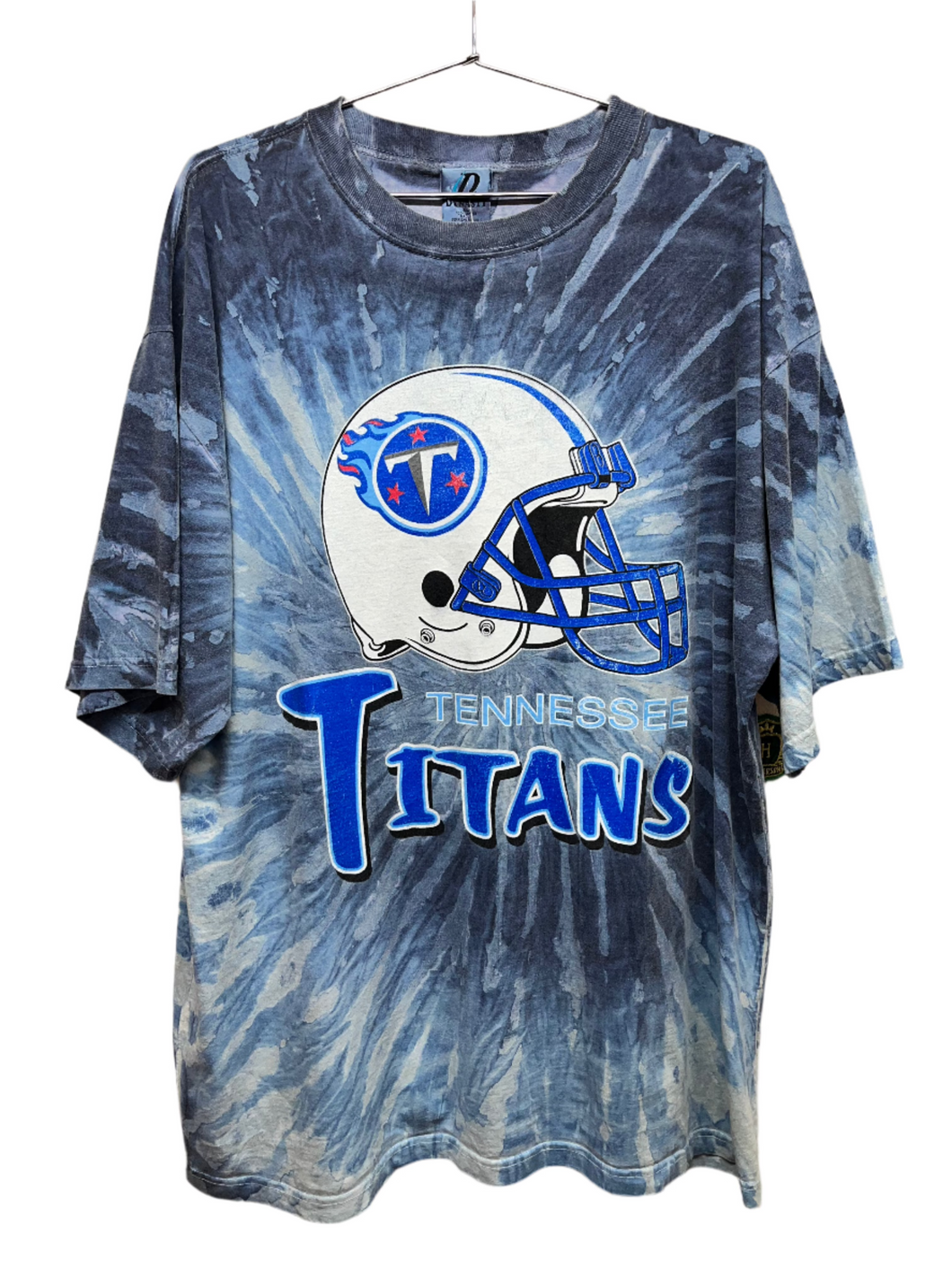 Vintage Tennessee Titans Tie-Dye T-Shirt: XXL
