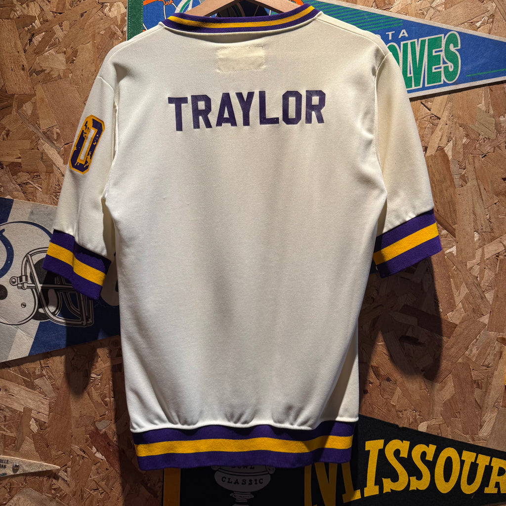 Vintage University of Evansville Purple Aces Sports Jersey: S