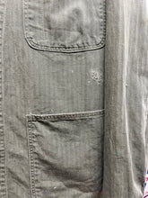 Load image into Gallery viewer, Vtg Military Herringbone Twill Stamped Field Three Pocket Large Jacket
