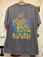 Load image into Gallery viewer, Vintage The Rock Says No Roody Poos Allowed WWF Wrestling T-Shirt: Large
