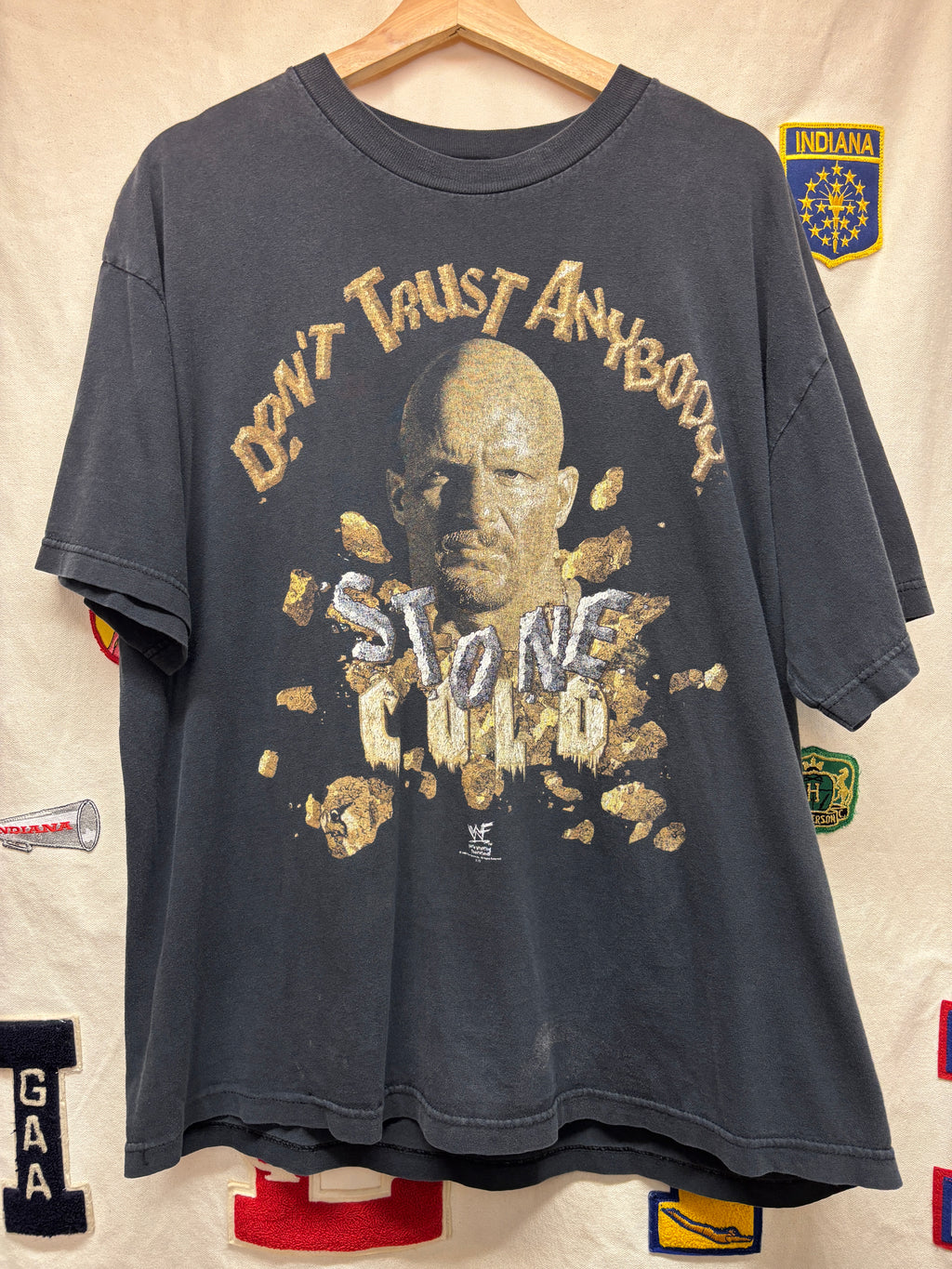 Vintage Stone Cold Steve Austin Don't Trust Anybody 1998 WWF Wrestling T-Shirt: XL