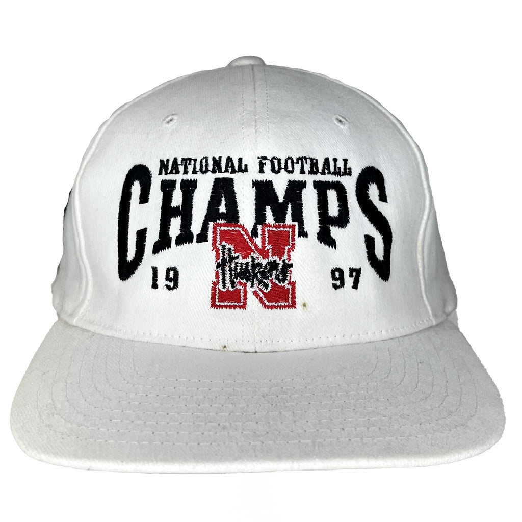 Vtg University of Nebraska Huskers Football National Champs 1997 Starter NWT Snapback Hat