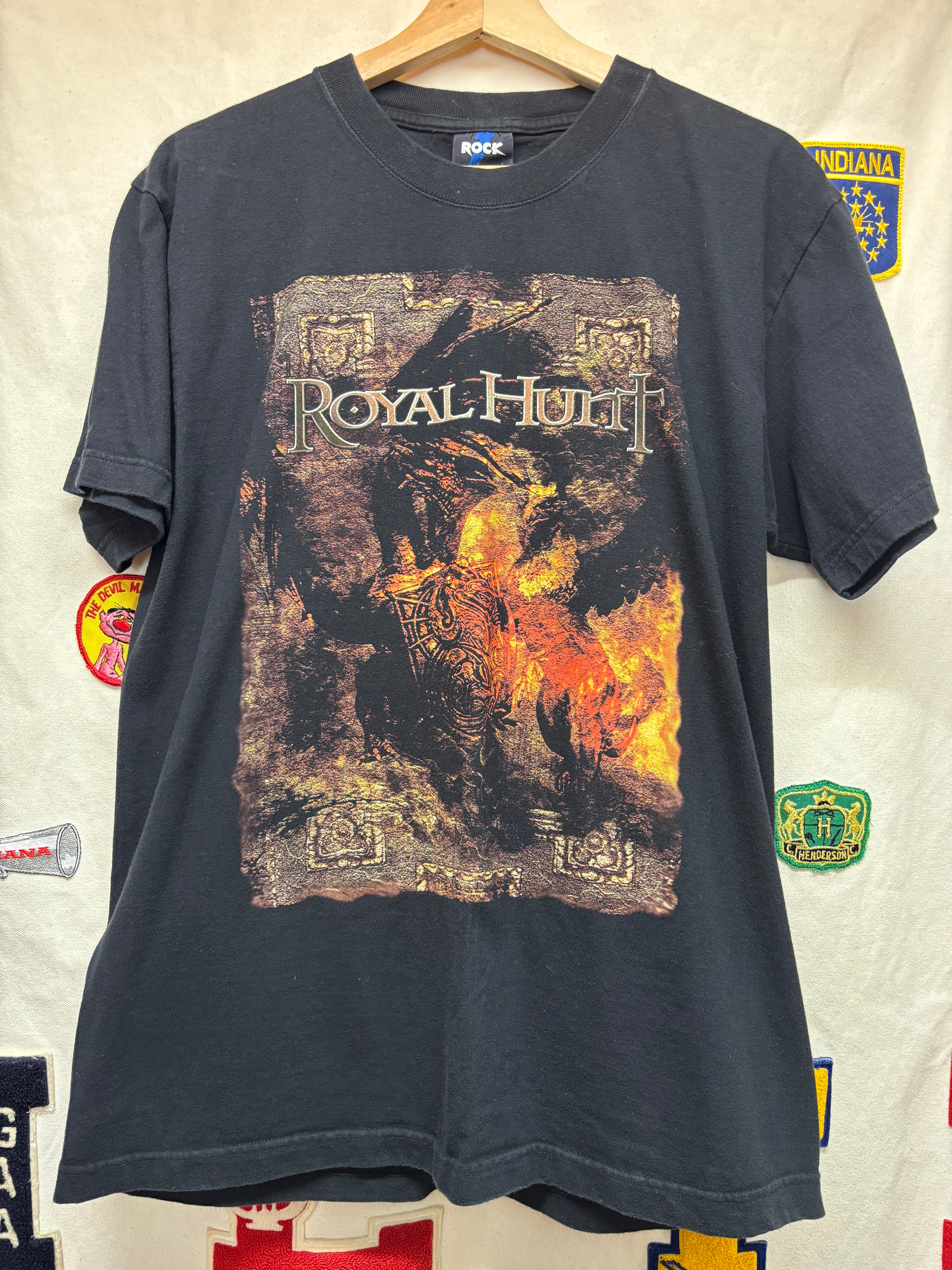 Vintage Royal Hunt Metal Band Concert Japan Tour 2011 T-Shirt: Large