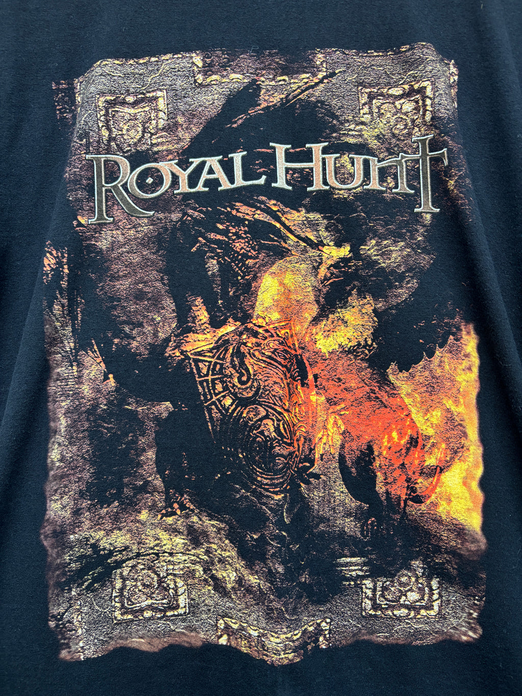 Vintage Royal Hunt Metal Band Concert Japan Tour 2011 T-Shirt: Large
