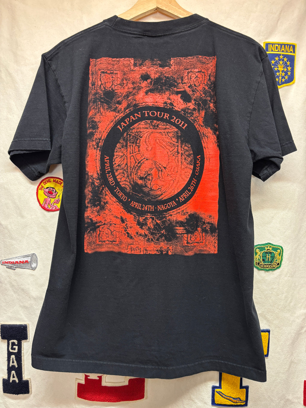 Vintage Royal Hunt Metal Band Concert Japan Tour 2011 T-Shirt: Large
