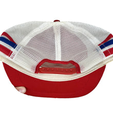 Load image into Gallery viewer, Vtg Bill Elliott Nascar Melling Oil 9 80&#39;s 3-Stripe Patch Snapback Trucker Hat
