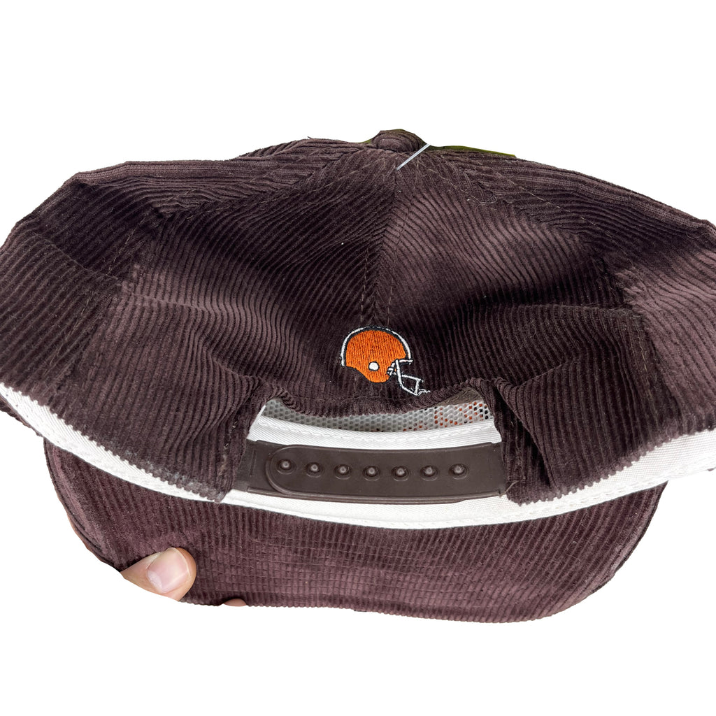 Vintage Cleveland Browns NFL Embroidered Corduroy Annco Snapback Hat