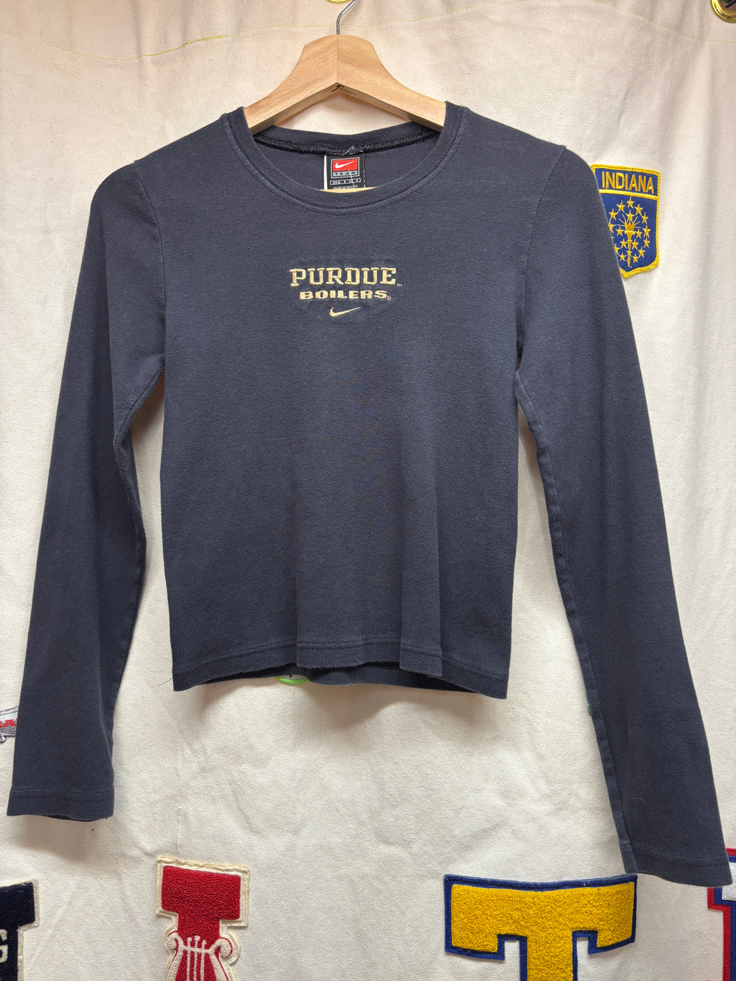 Vtg Purdue Team Nike L/S Baby Tee: S
