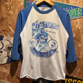 VIntage University of Kentucky Wildcats UK 80's Football Raglan Shirt: Medium