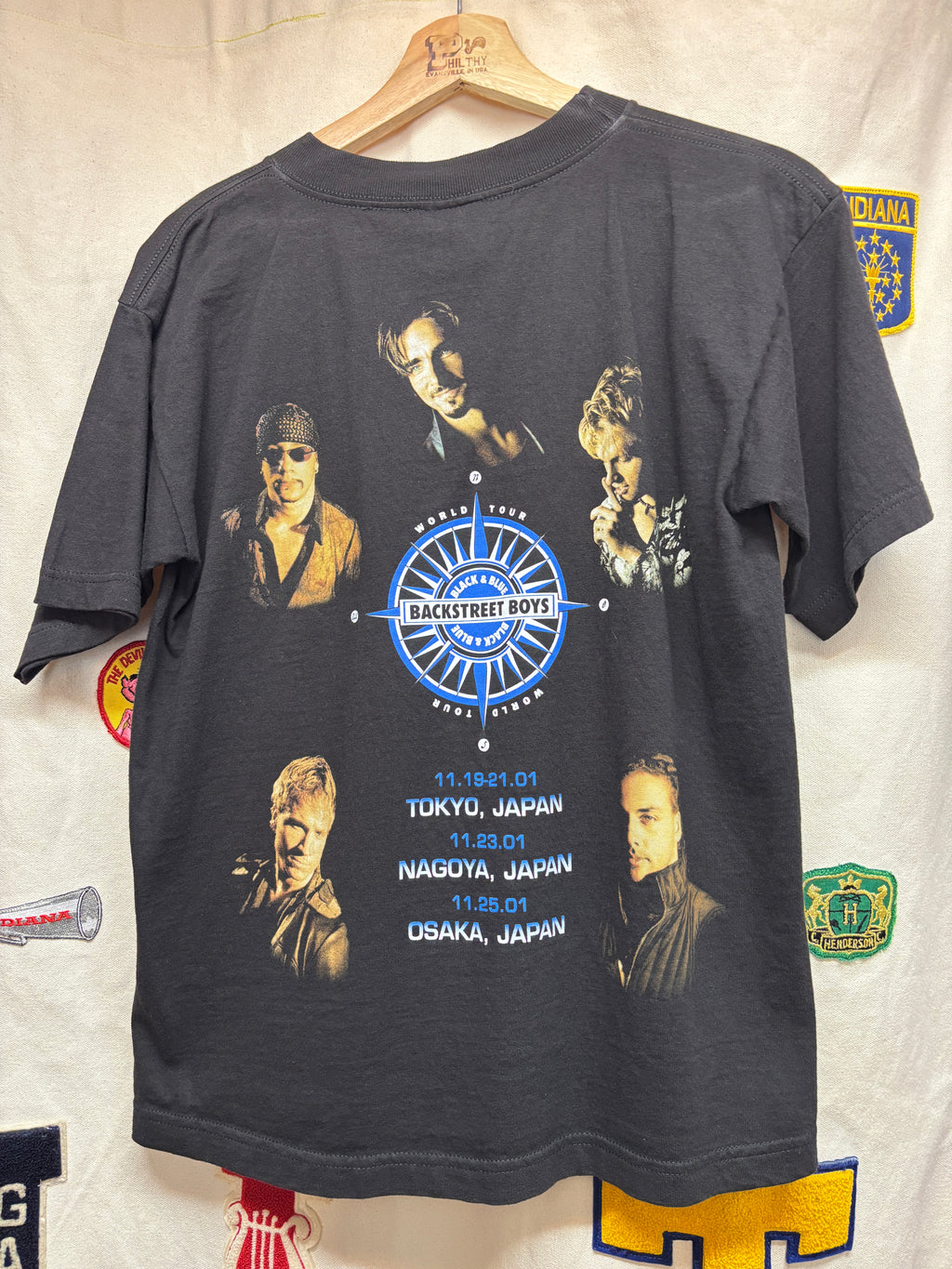 Vtg Backstreet Boys B&B Tour Giant T-Shirt: M