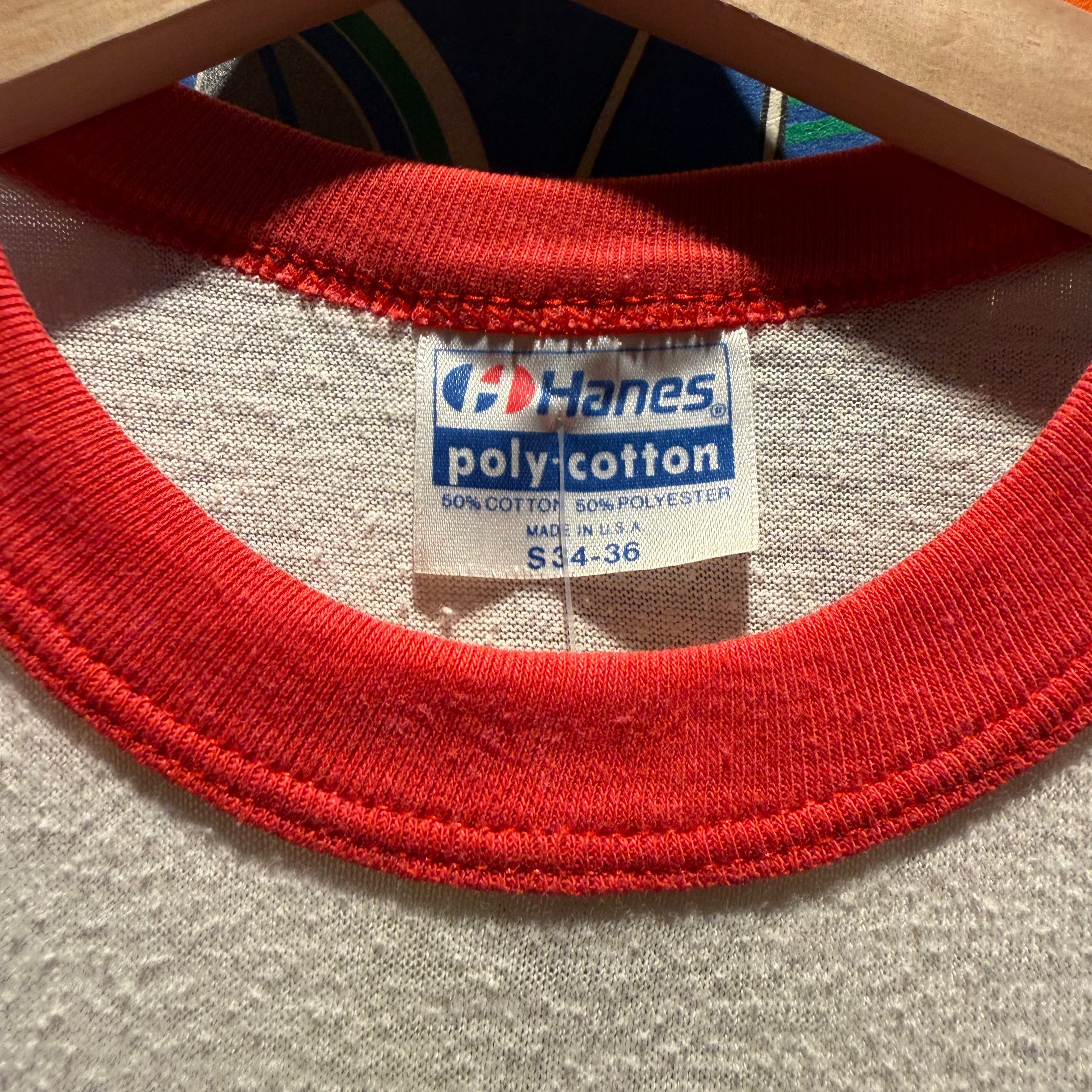 VTG 80's AT&T " The More You Hear The Better We Sound" Ringer T-Shirt: Small