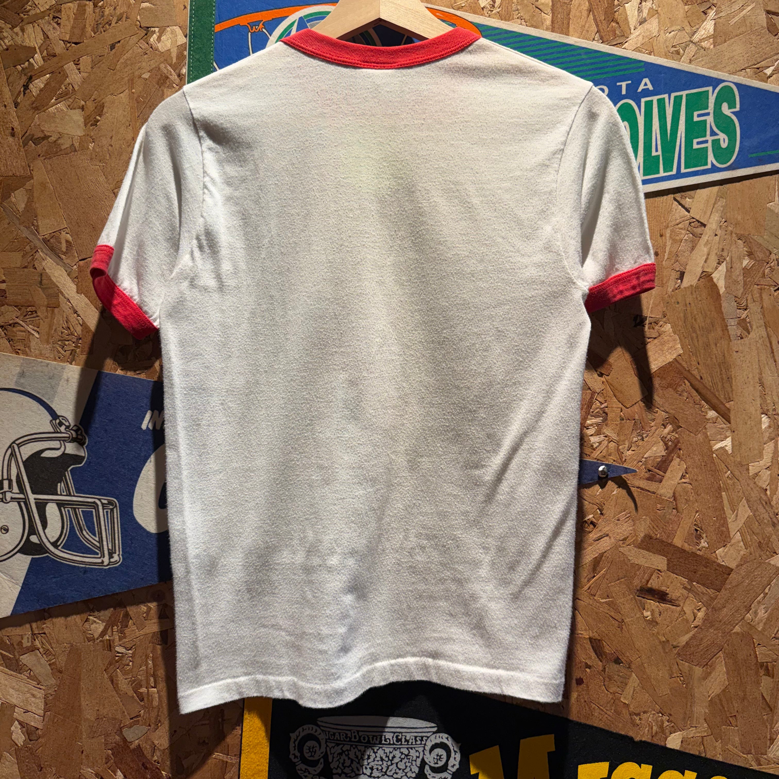 VTG 80's AT&T " The More You Hear The Better We Sound" Ringer T-Shirt: Small