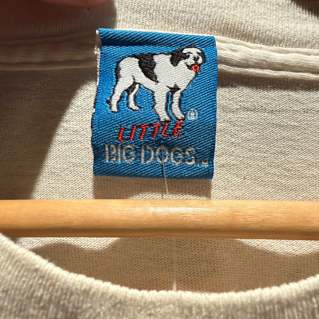 VTG 1995 Big Dogs Bad Dog " Don't Even Think About A Leash" T-Shirt: Small
