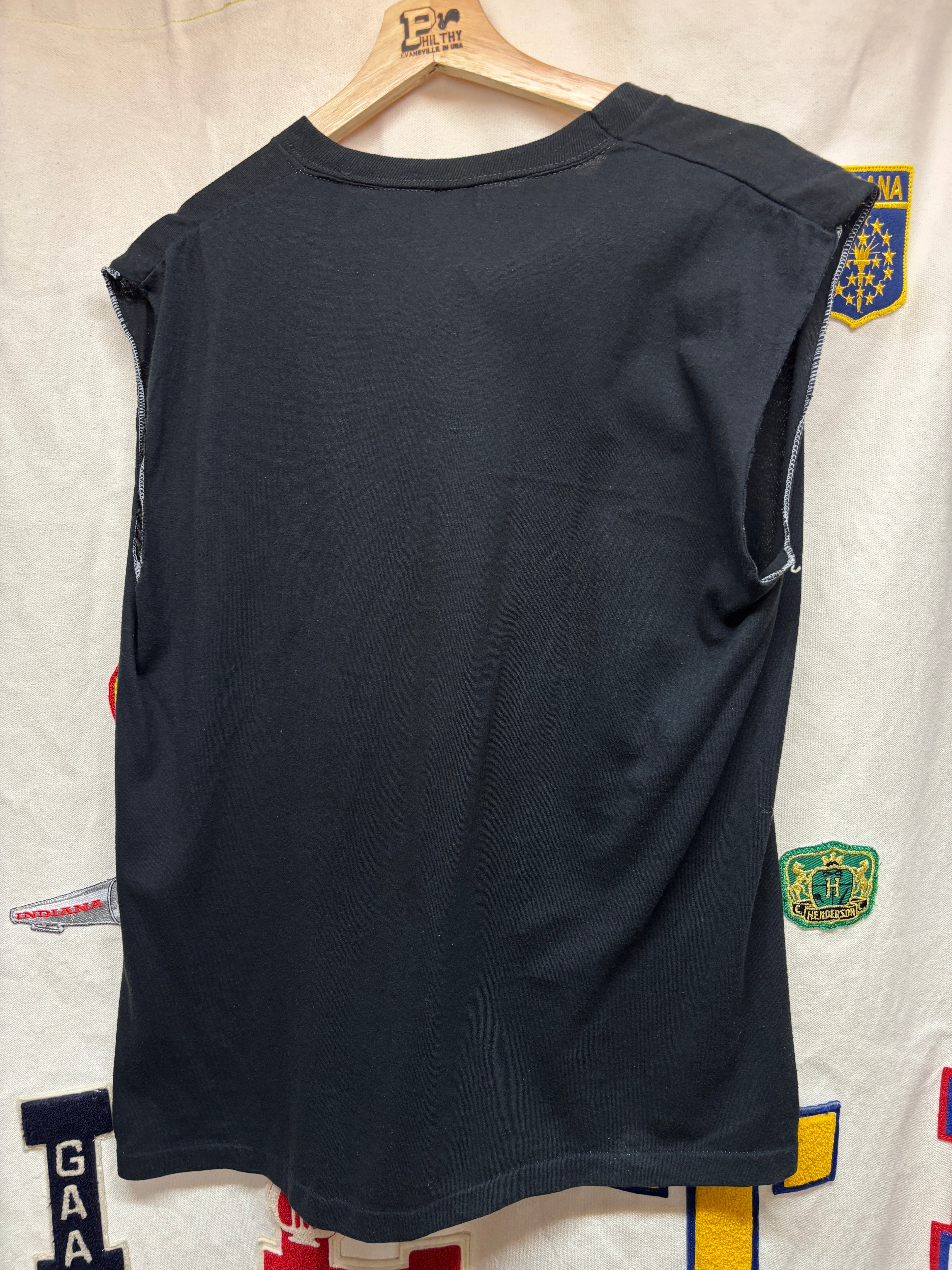 Vtg Tewligans Louisville Music Venue Cutoff T-Shirt: L