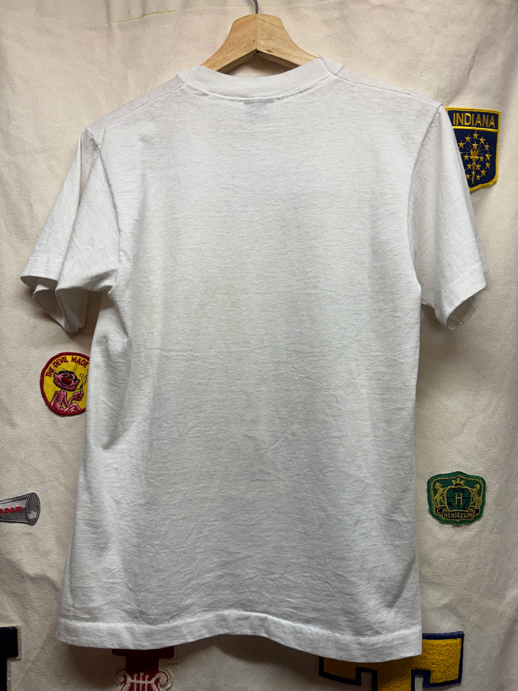 Vtg Los Angeles Lakers LA 3 Peat NBA Team of the 80's Pat Riley Championship Caricature T-Shirt: Small