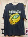 Vtg Green Bay Packers Super Bowl Champions Ring Black T-Shirt: XXL