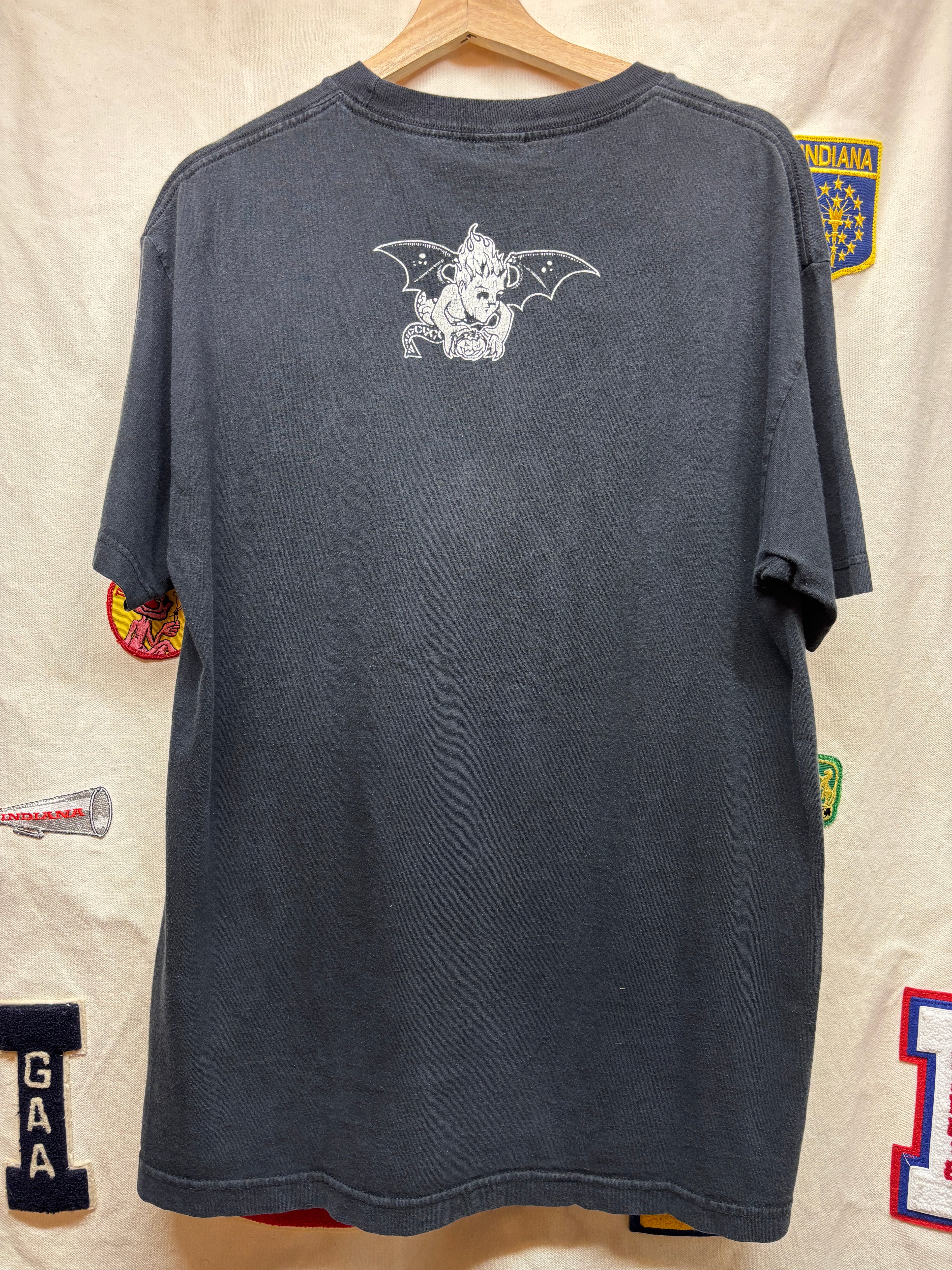 Vtg AFI 2003 Band Tour Pumpkin Cemetary Spooky Black T-Shirt: : Large