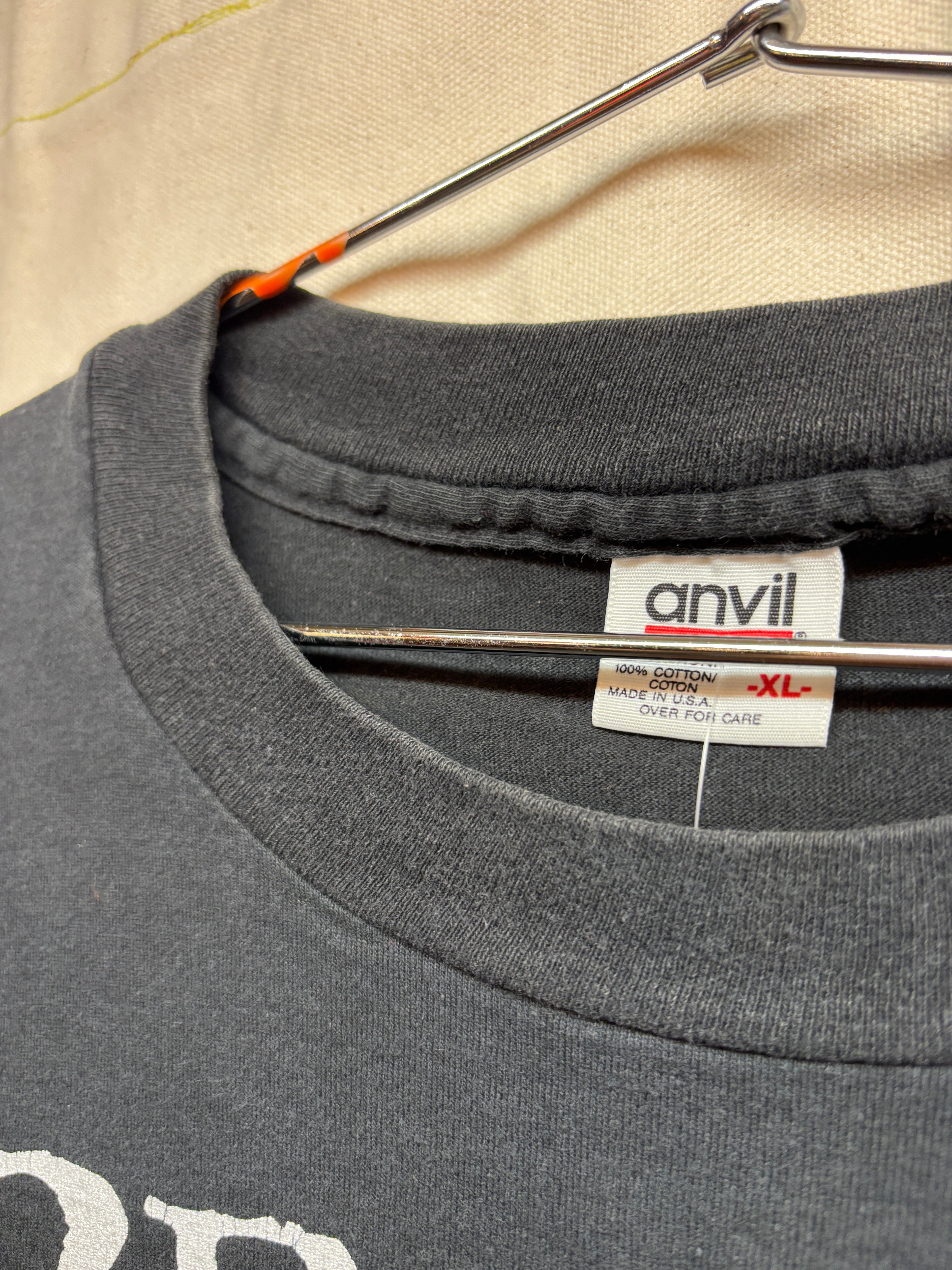 Vintage Brooks & Dunn Electric Rodeo Bull 1994 Country Music Concert Black T-Shirt: XL