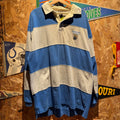 Vintage University of Kentucky Striped Polo Shirt: XL