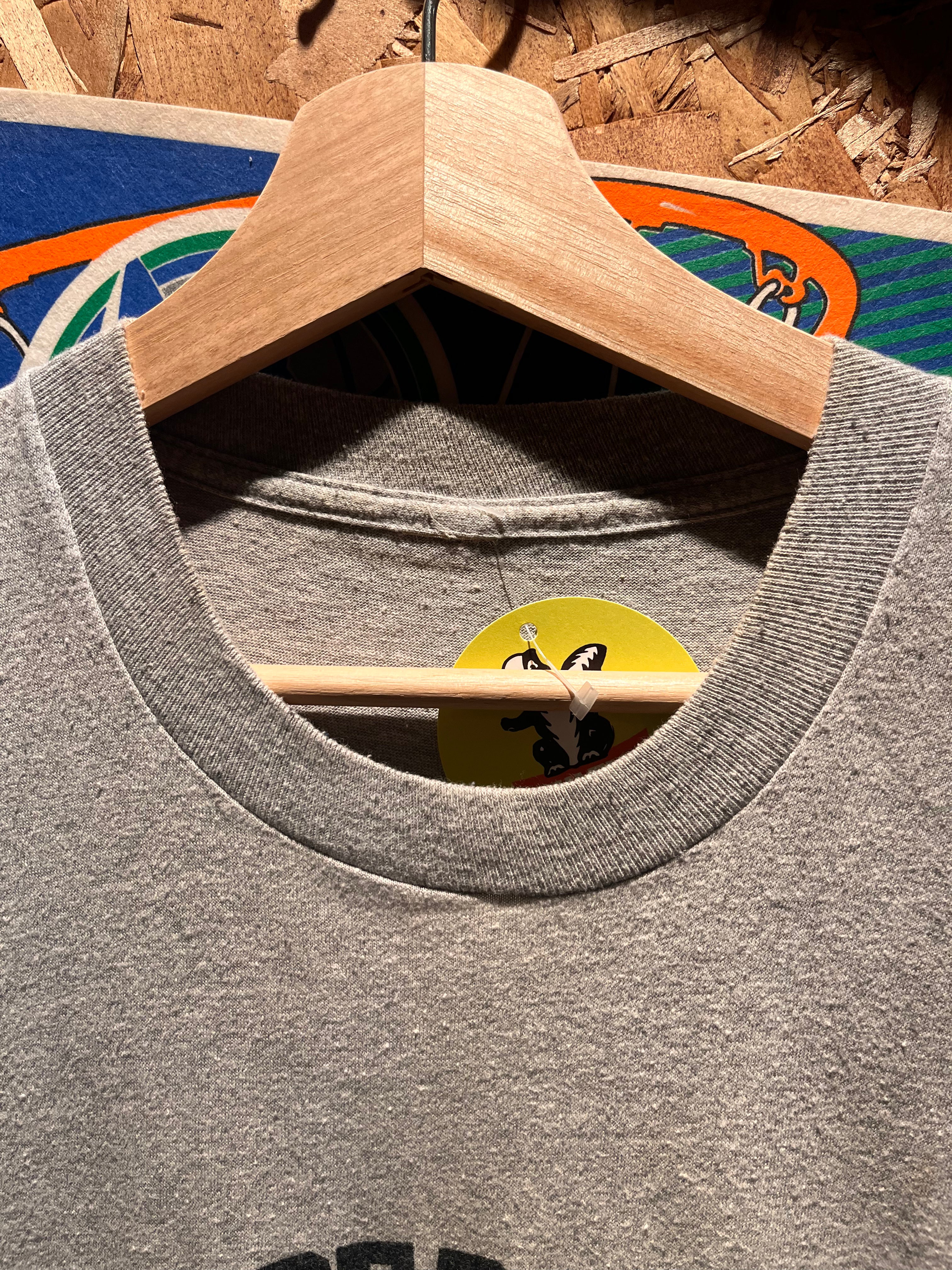 Vintage Property of Univ. of Arkansas Athletic Dept. 80's Grey T-Shirt: Medium