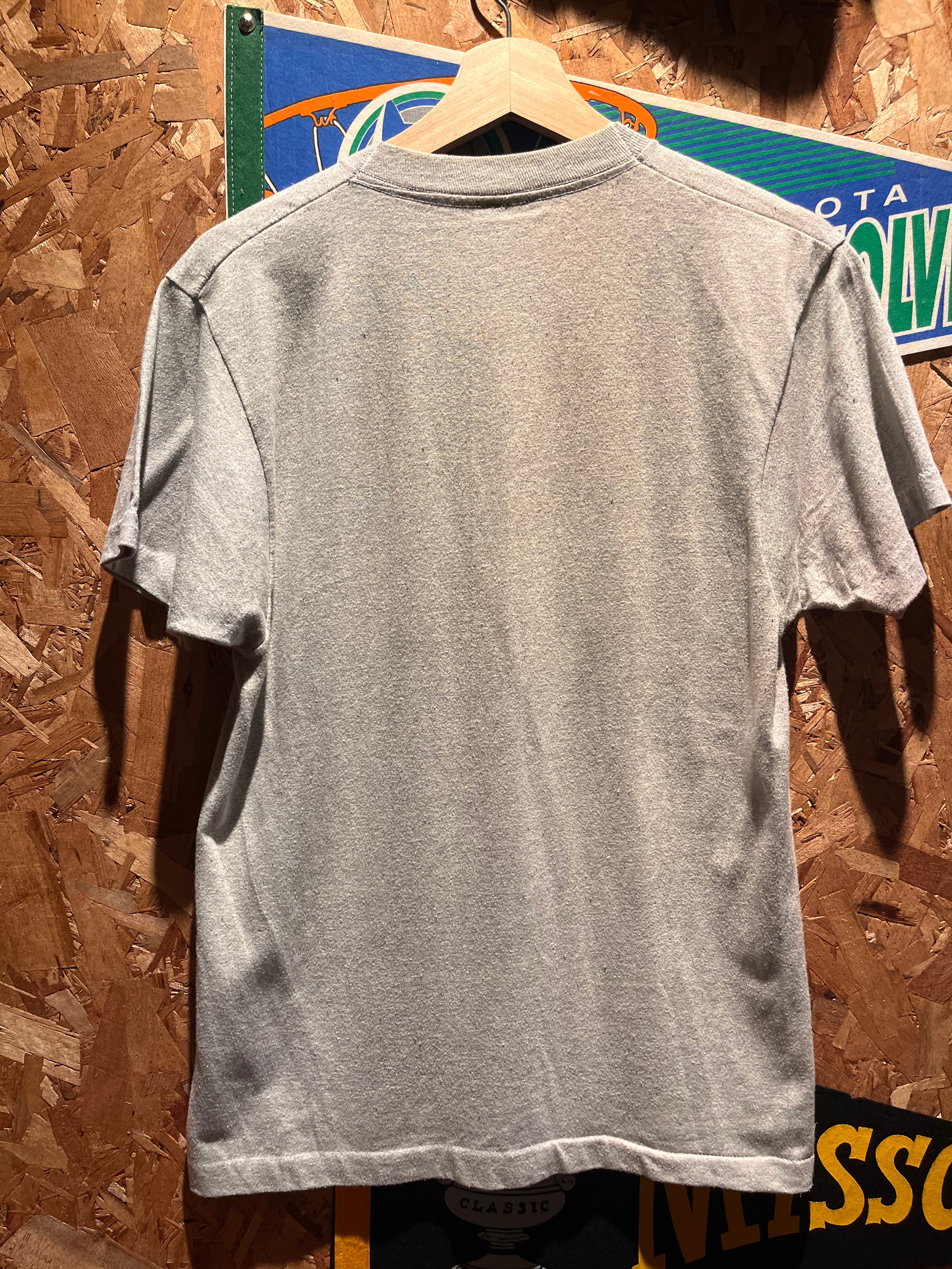 Vintage Property of Univ. of Arkansas Athletic Dept. 80's Grey T-Shirt: Medium