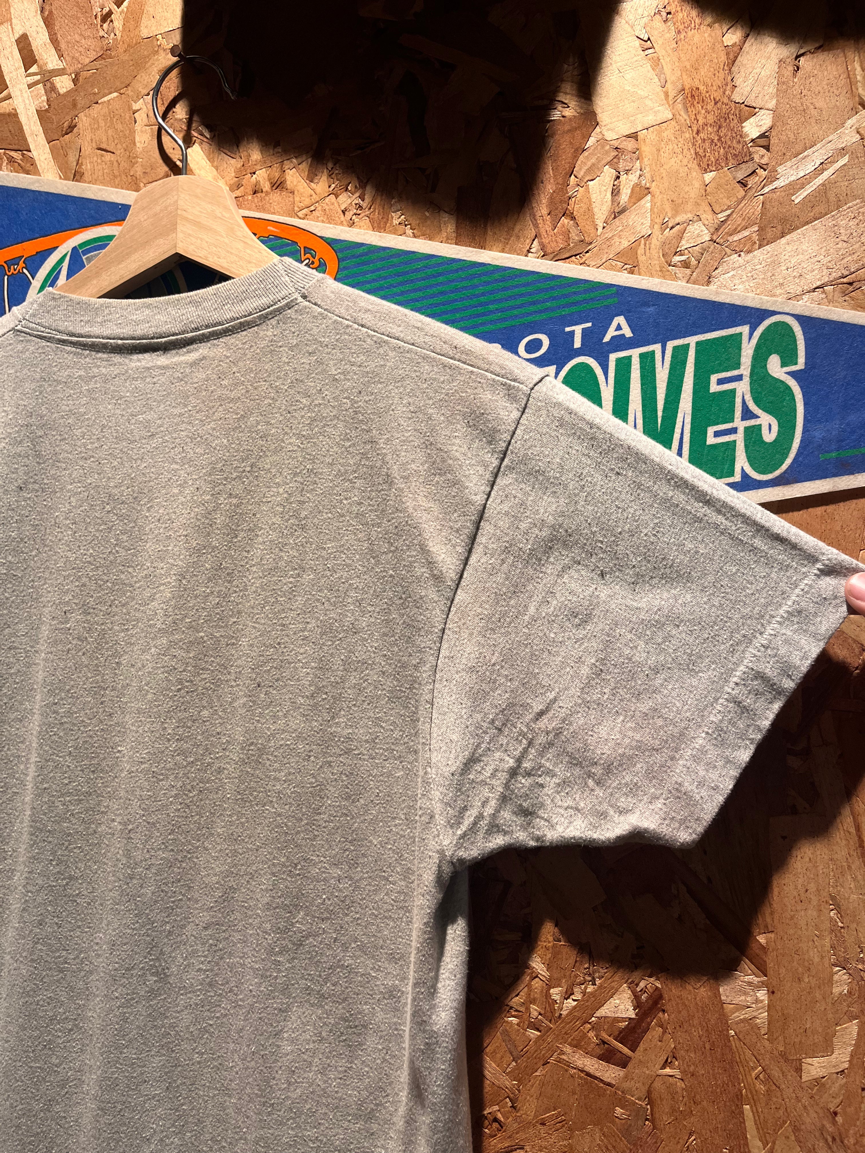 Vintage Property of Univ. of Arkansas Athletic Dept. 80's Grey T-Shirt: Medium