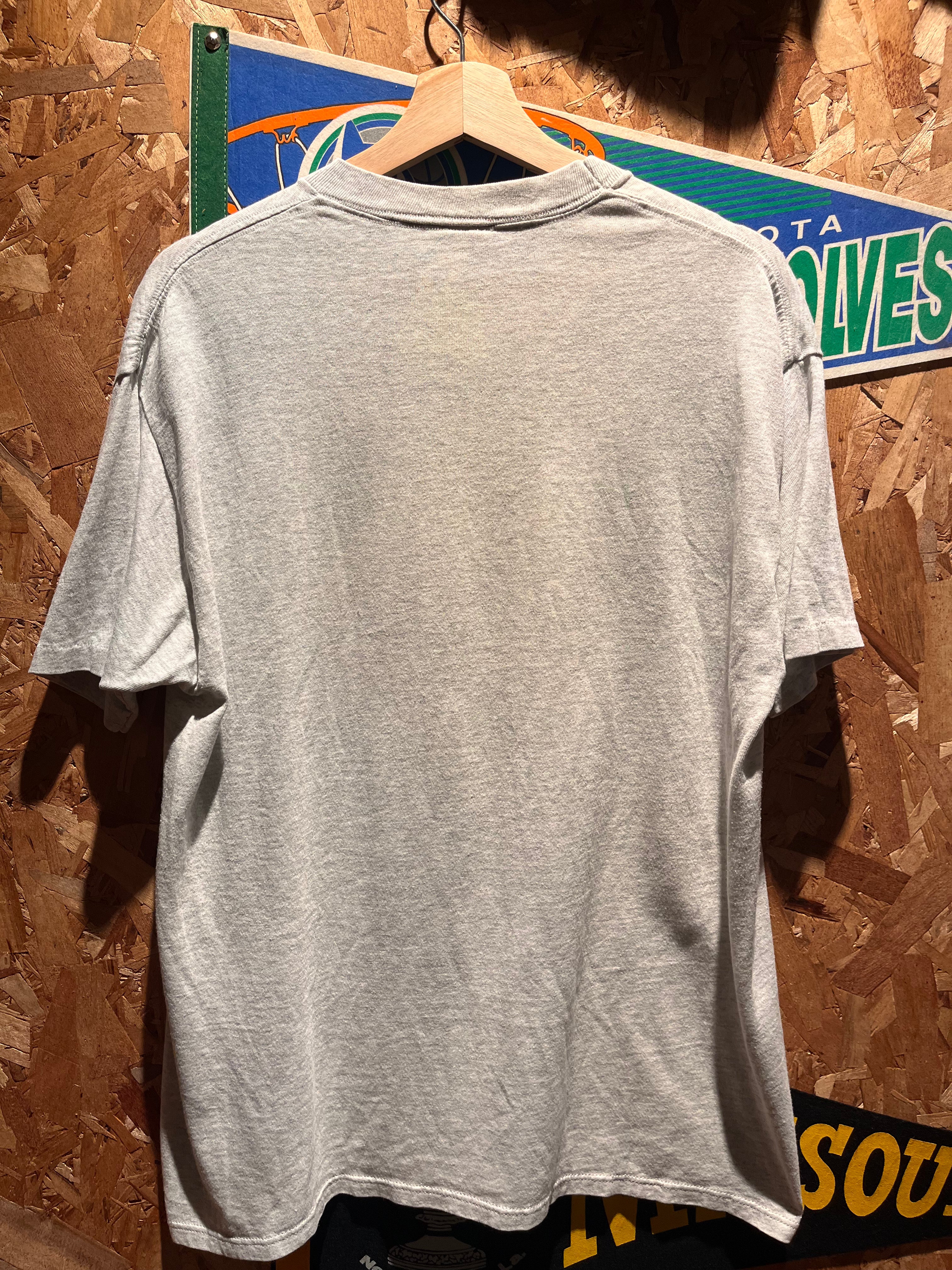 Vintage Mcdonalds Restaurant Daily Double Combo Grey T-Shirt: Large