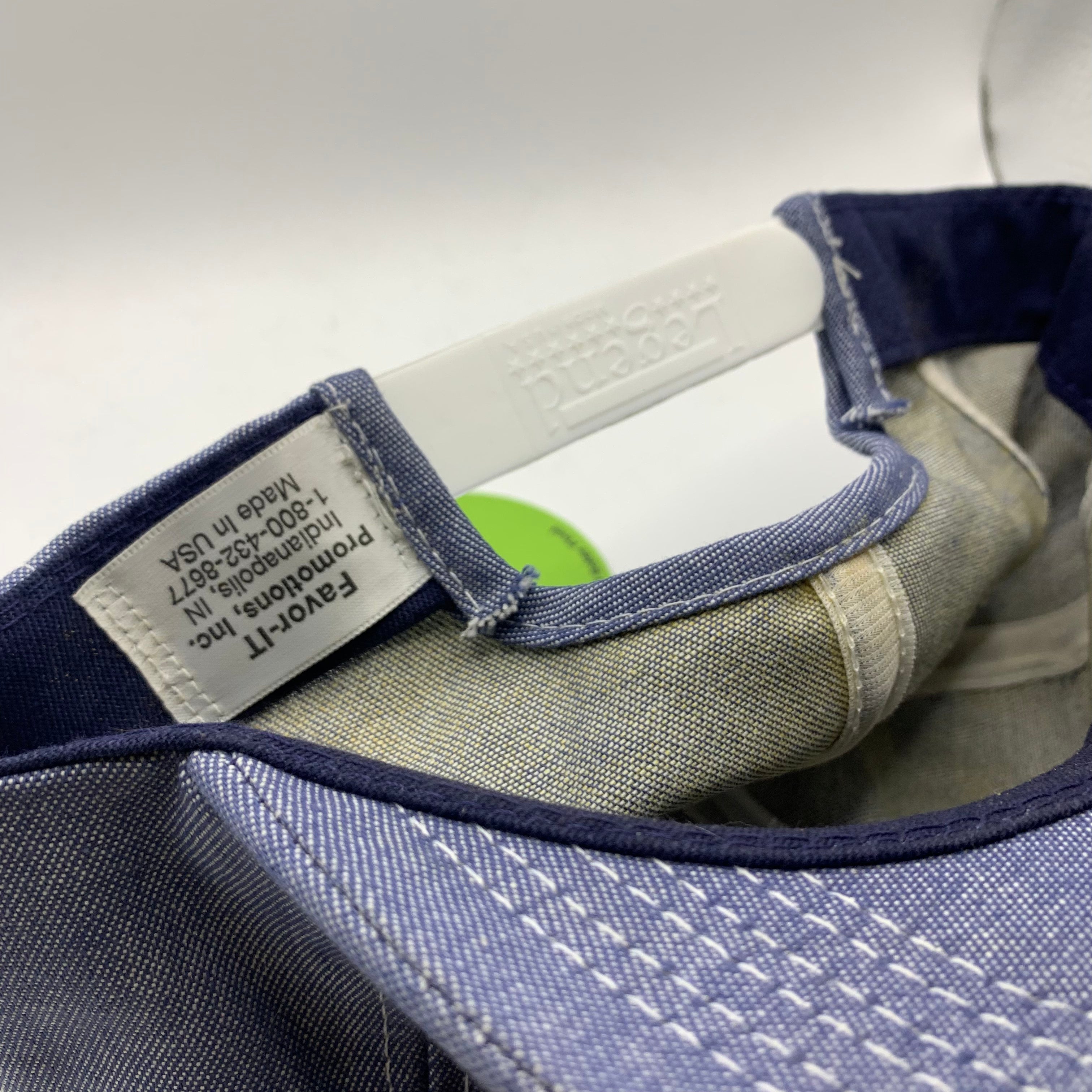 Vintage Irving Material Incorporated Denim Trucker Snapback Hat