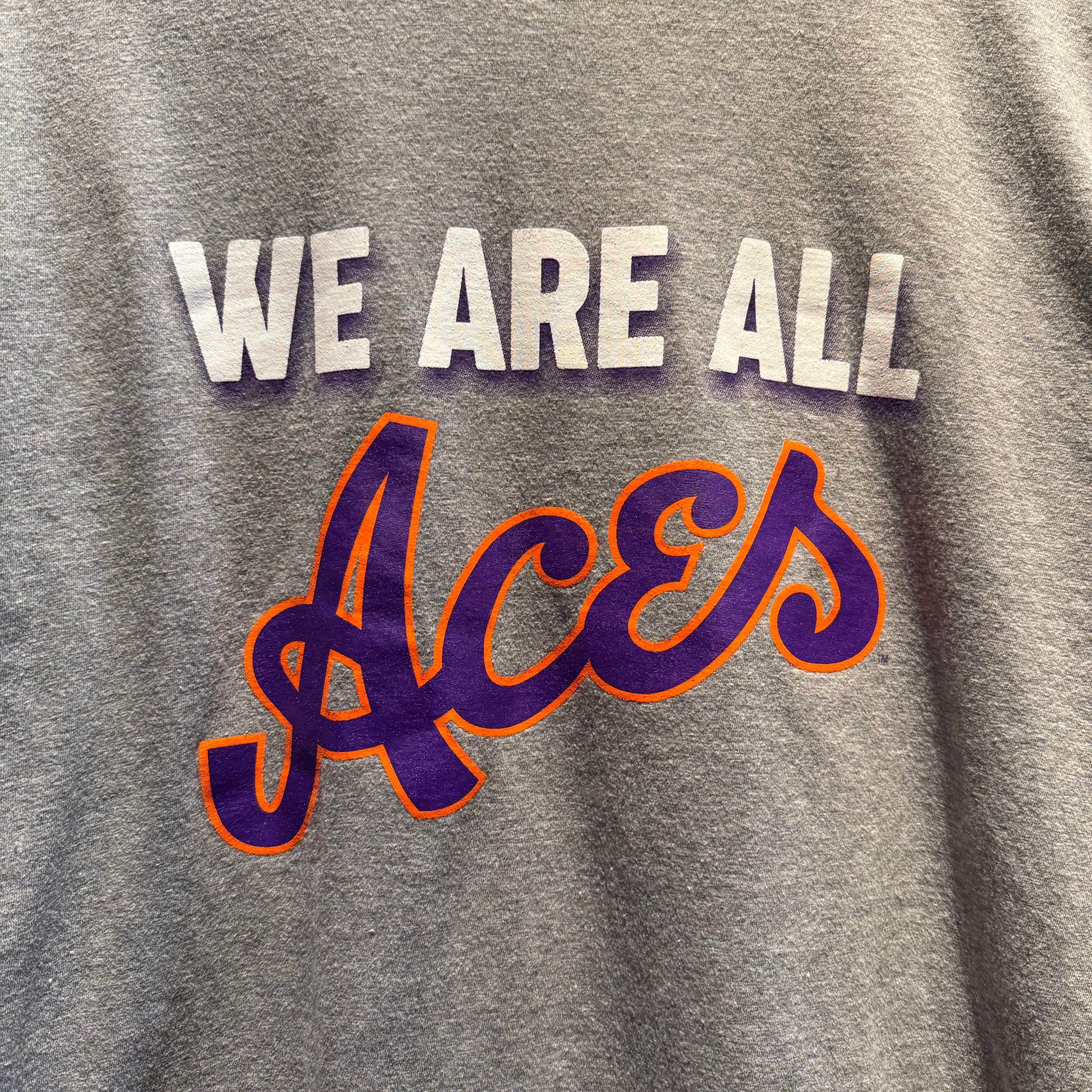 Vintage University of Evansville Aces Long Sleeve Shirt: Large