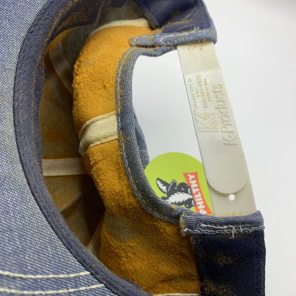 Vintage New Holland Farm Denim Patch Snapback K Product Hat